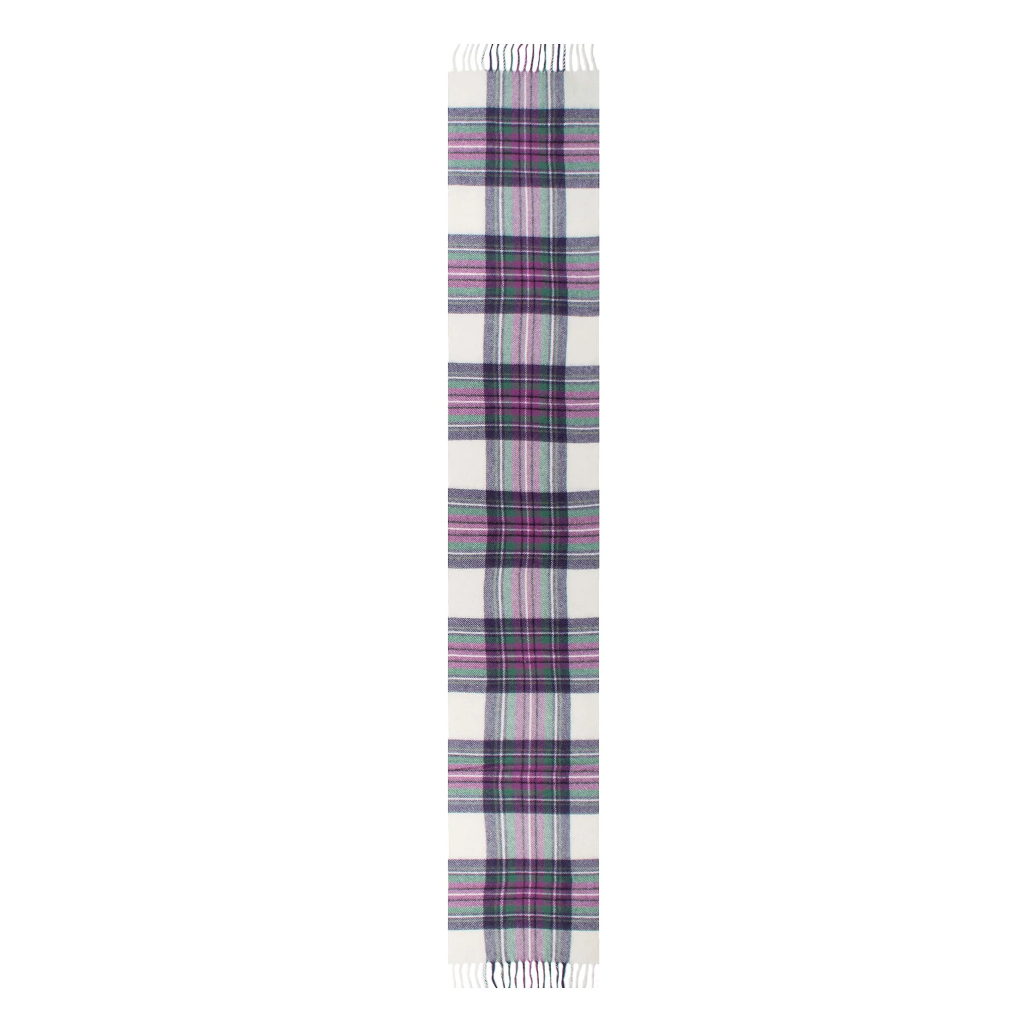 Heritage Plaid Check Cashmere Scarf with Tassels and Gift Box - Image 66