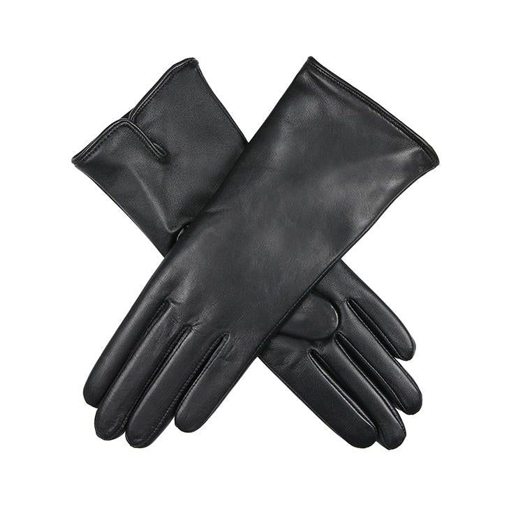 Women’s Heritage Touchscreen Cashmere-Lined Leather Gloves - Image 4