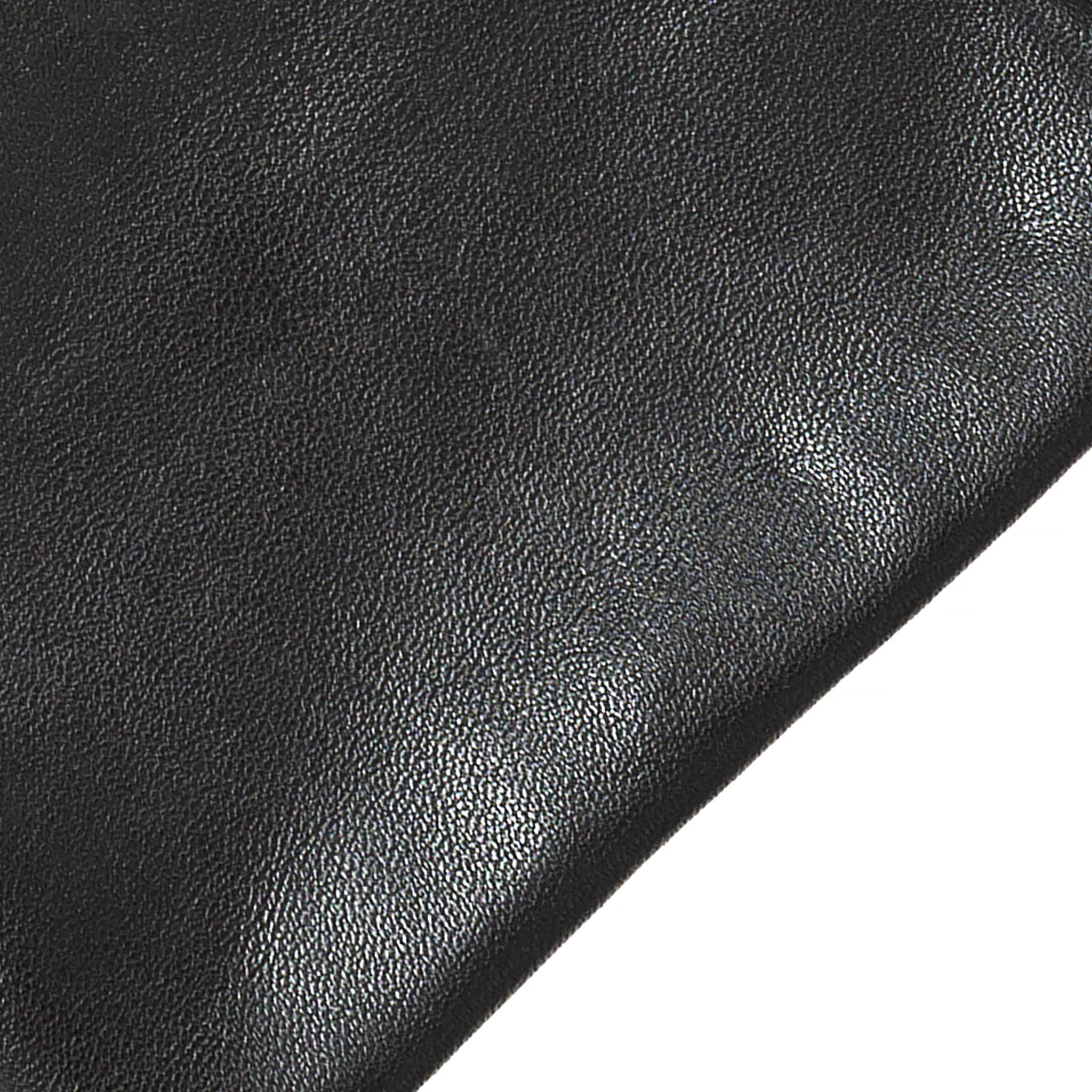 Women’s Touchscreen Three-Point Cashmere-Lined Leather Gloves - Image 14