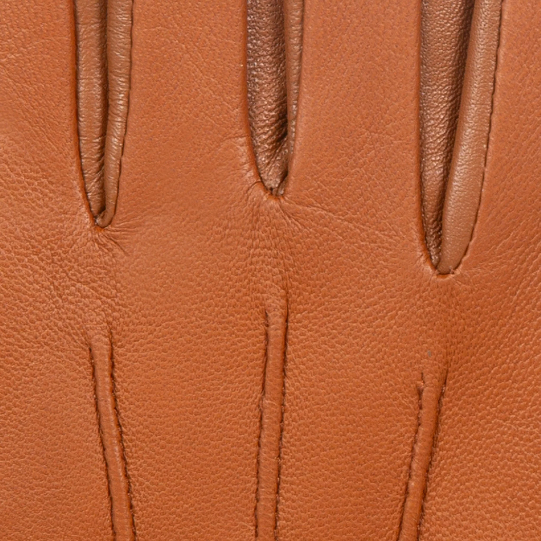 Women’s Touchscreen Three-Point Cashmere-Lined Leather Gloves - Image 23