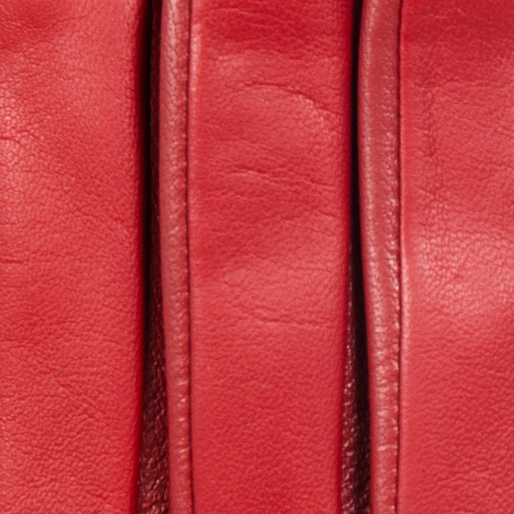 Women’s Touchscreen Three-Point Cashmere-Lined Leather Gloves - Image 46