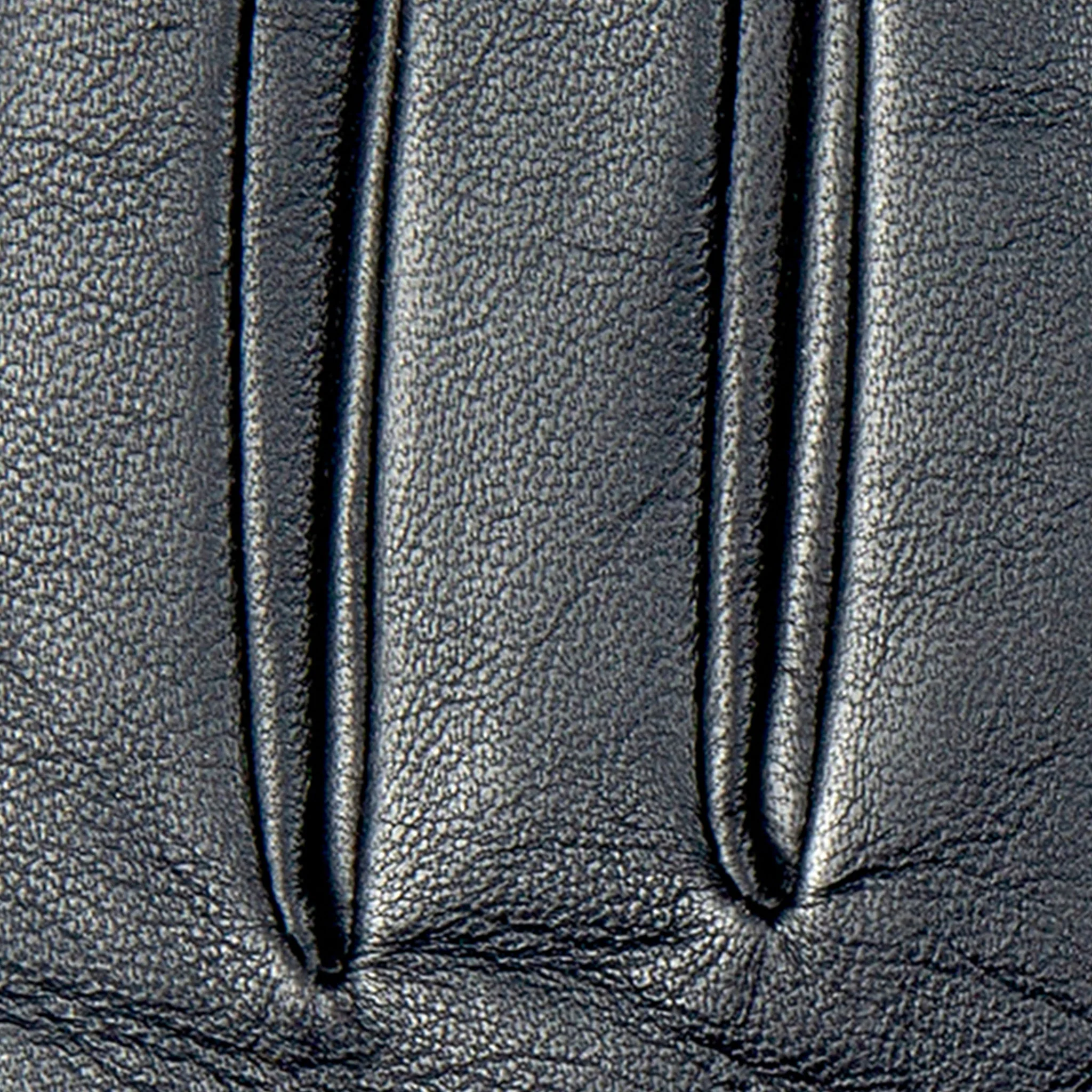 Women’s Touchscreen Three-Point Cashmere-Lined Leather Gloves - Image 56
