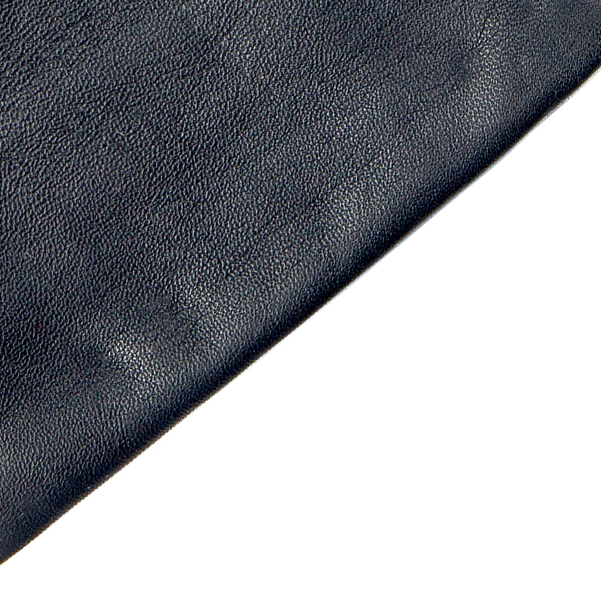 Women’s Touchscreen Three-Point Cashmere-Lined Leather Gloves - Image 59