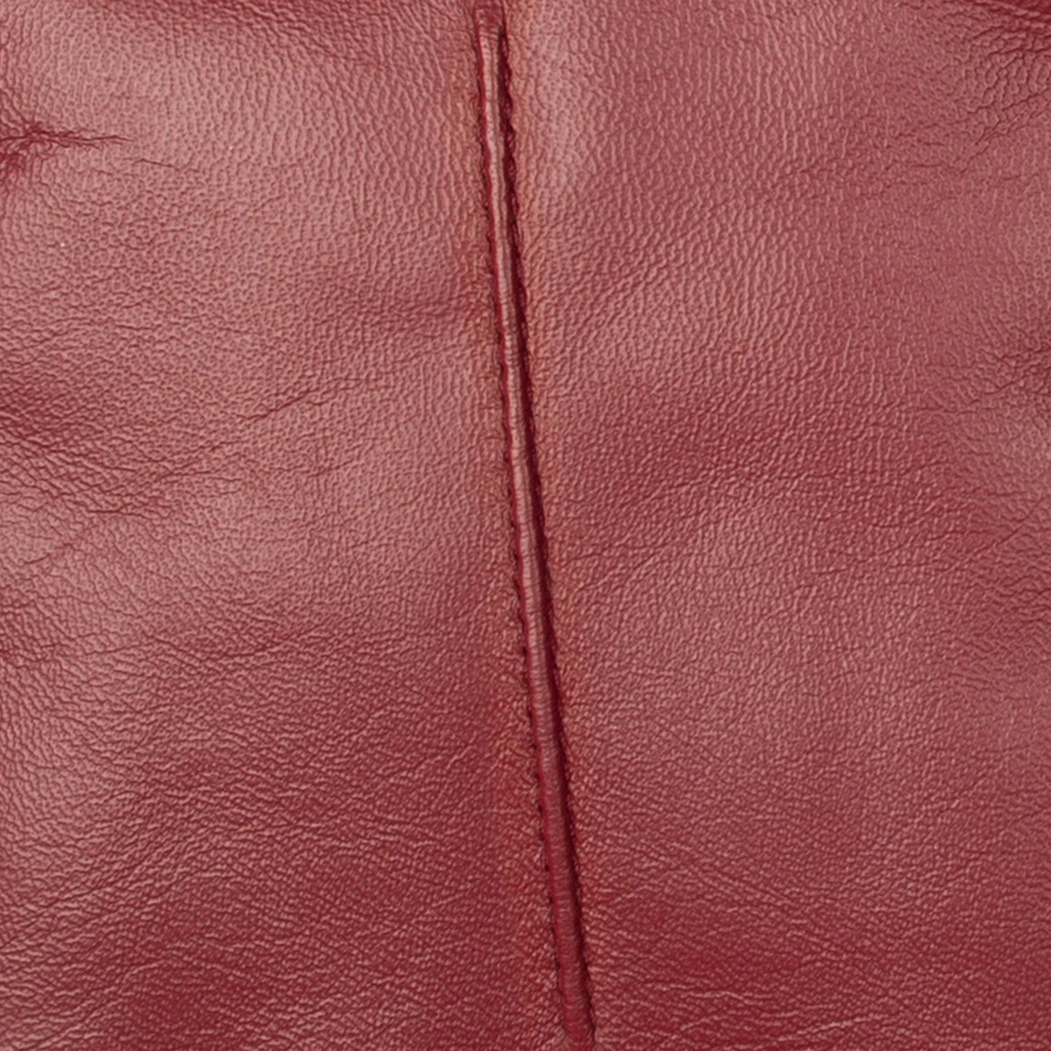 Women’s Touchscreen Single-Point Faux Fur-Lined Leather Gloves - Image 10