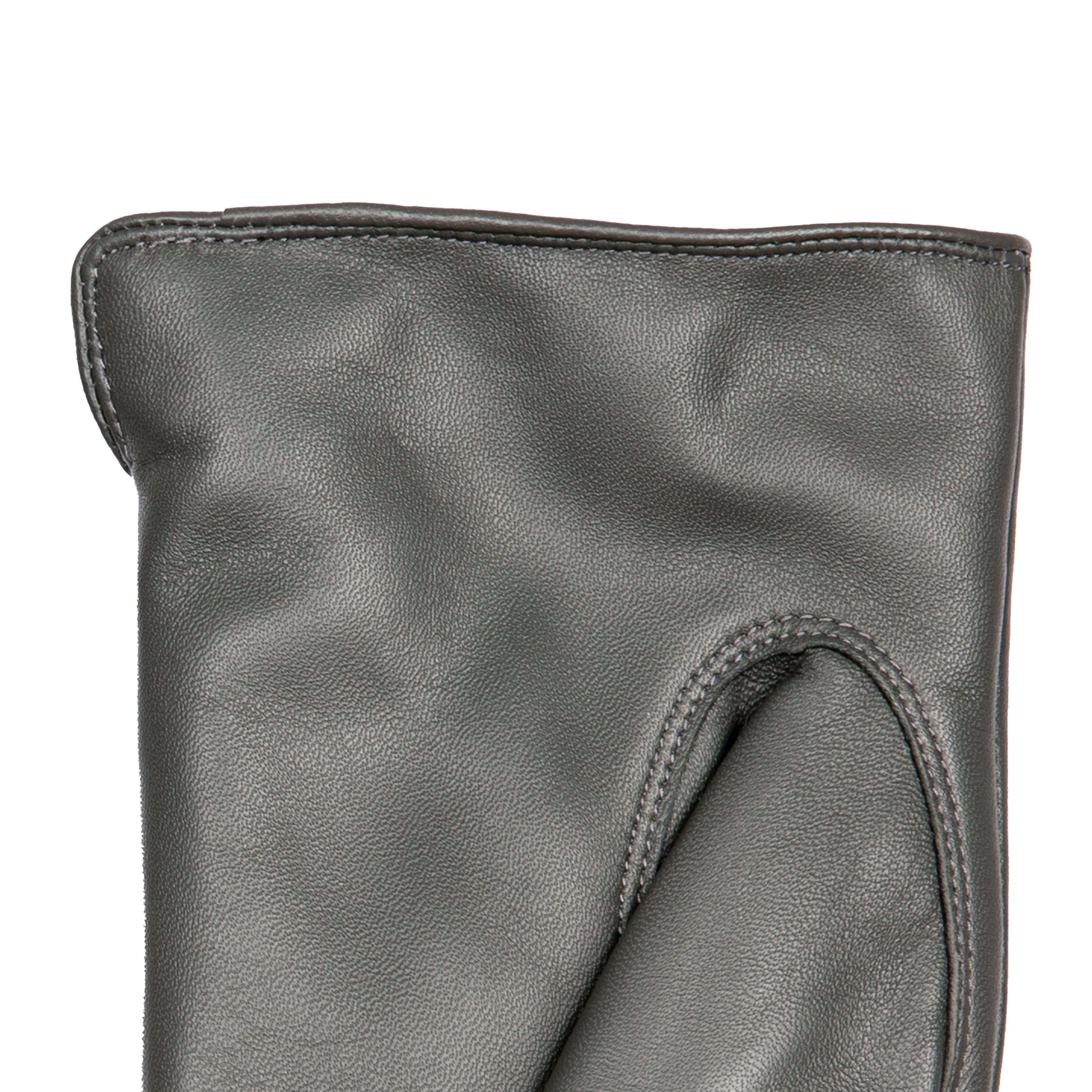 Women’s Touchscreen Single-Point Faux Fur-Lined Leather Gloves - Image 30