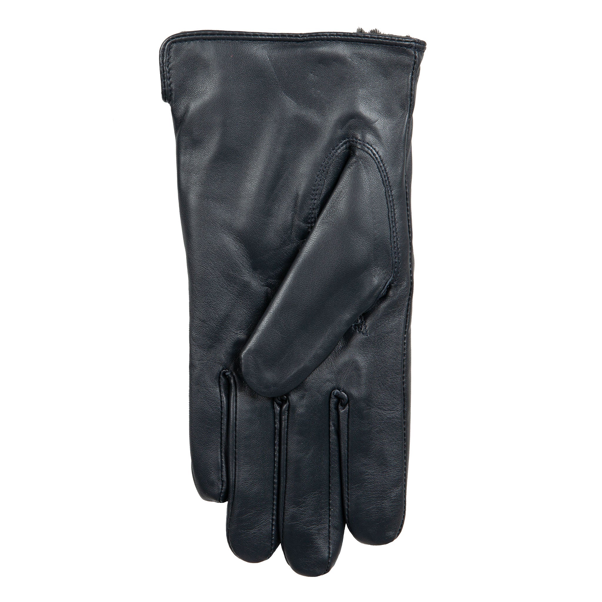 Women’s Touchscreen Single-Point Faux Fur-Lined Leather Gloves - Image 50