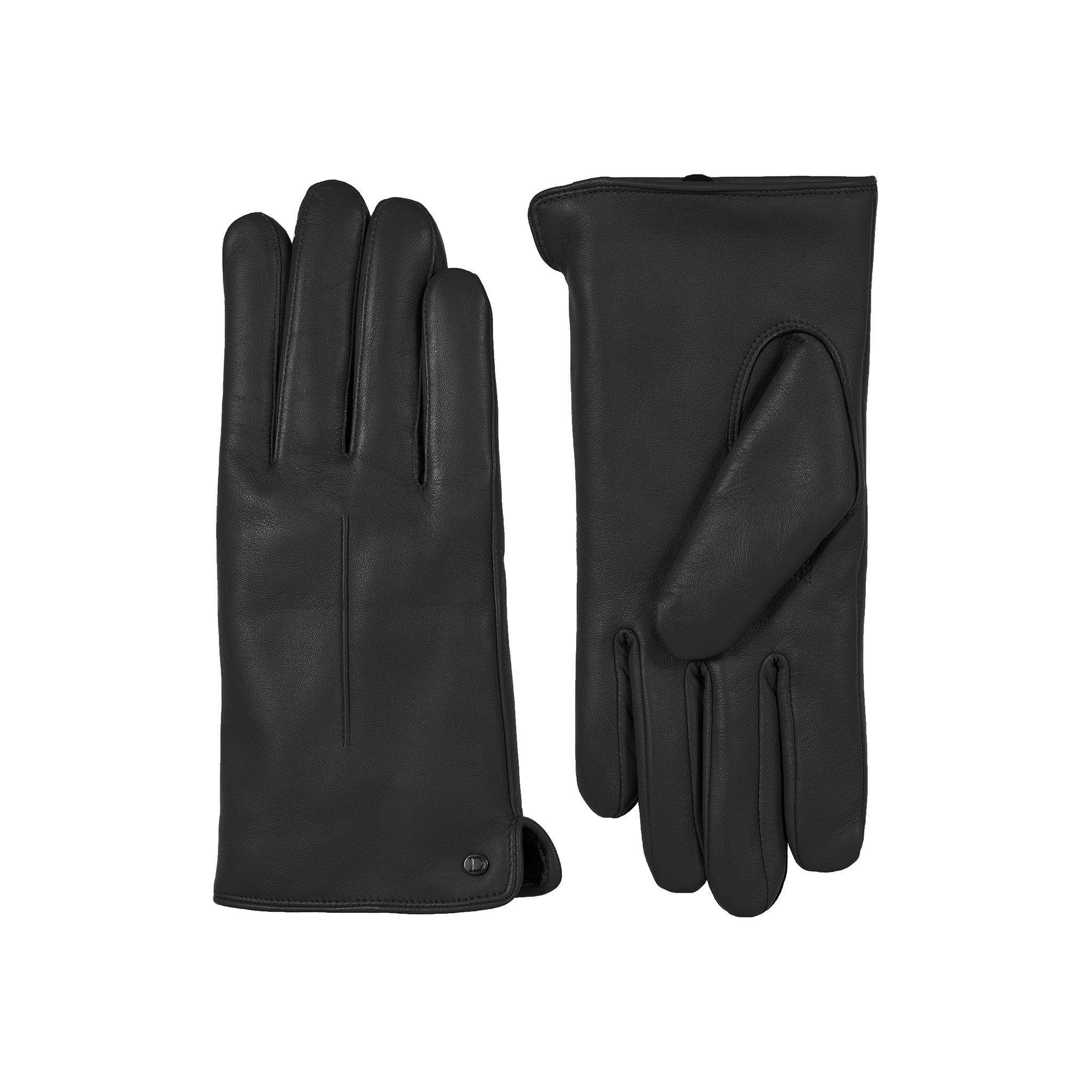 Women’s Touchscreen Single-Point Faux Fur-Lined Leather Gloves - Image 54
