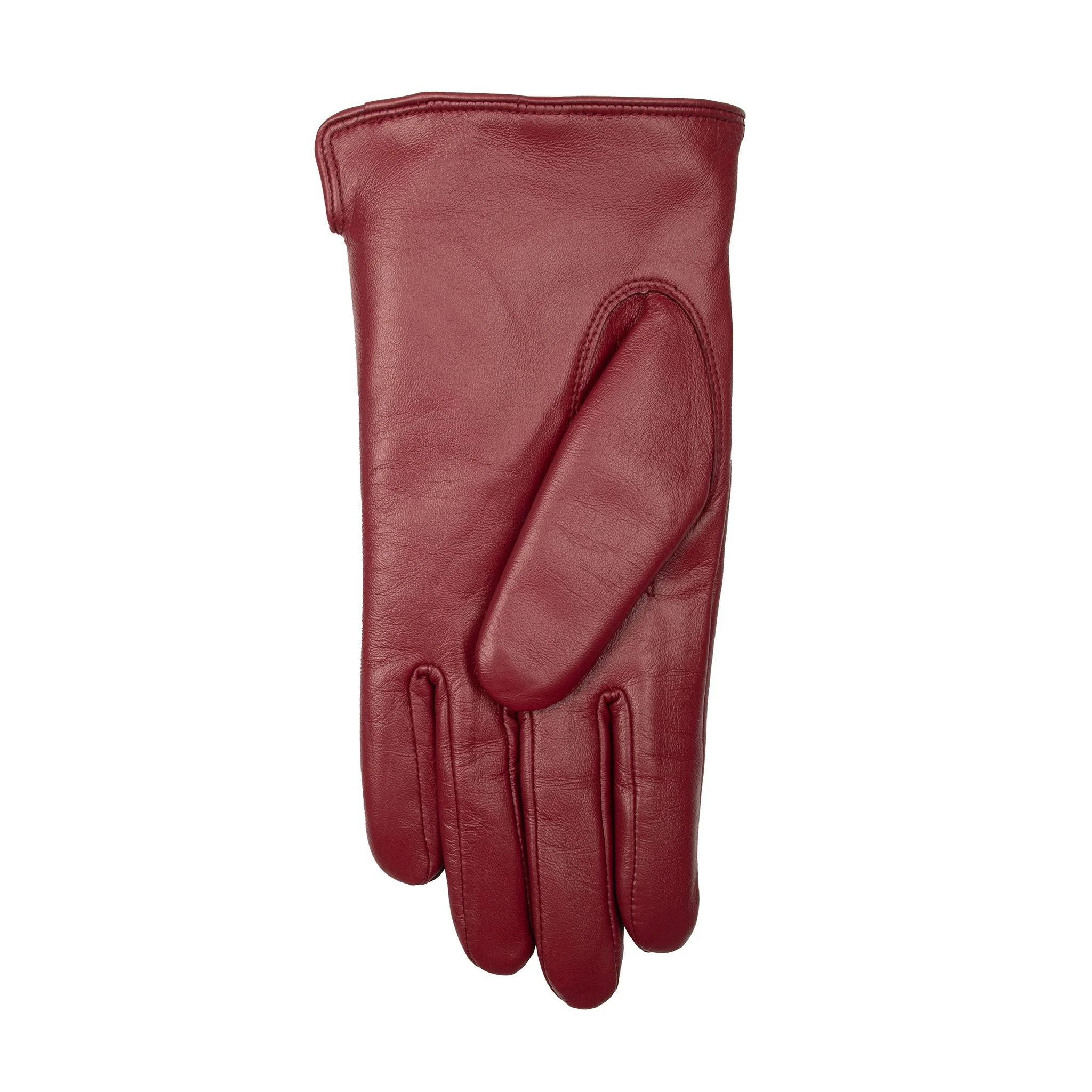 Women’s Touchscreen Single-Point Faux Fur-Lined Leather Gloves - Image 7