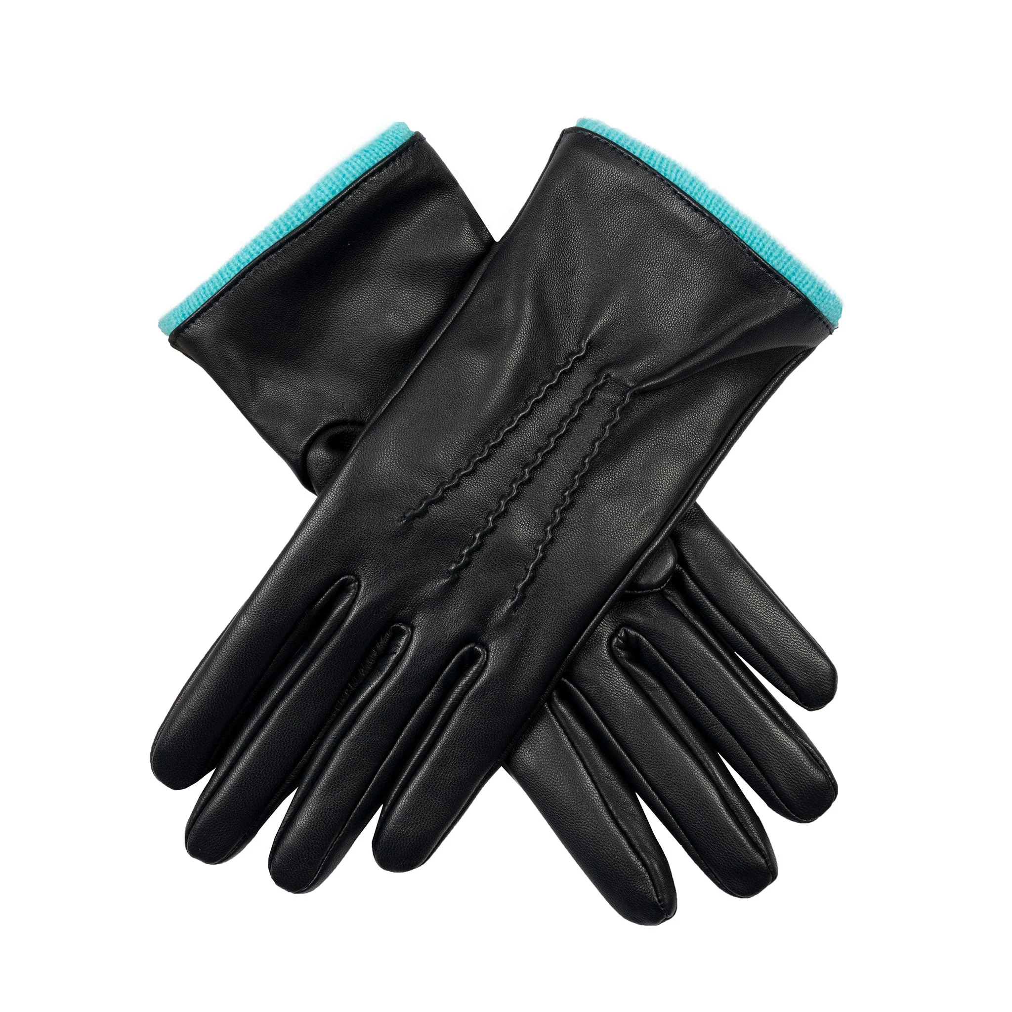 Women’s Heritage Touchscreen Handsewn Three-Point Cashmere-Lined Leather Gloves