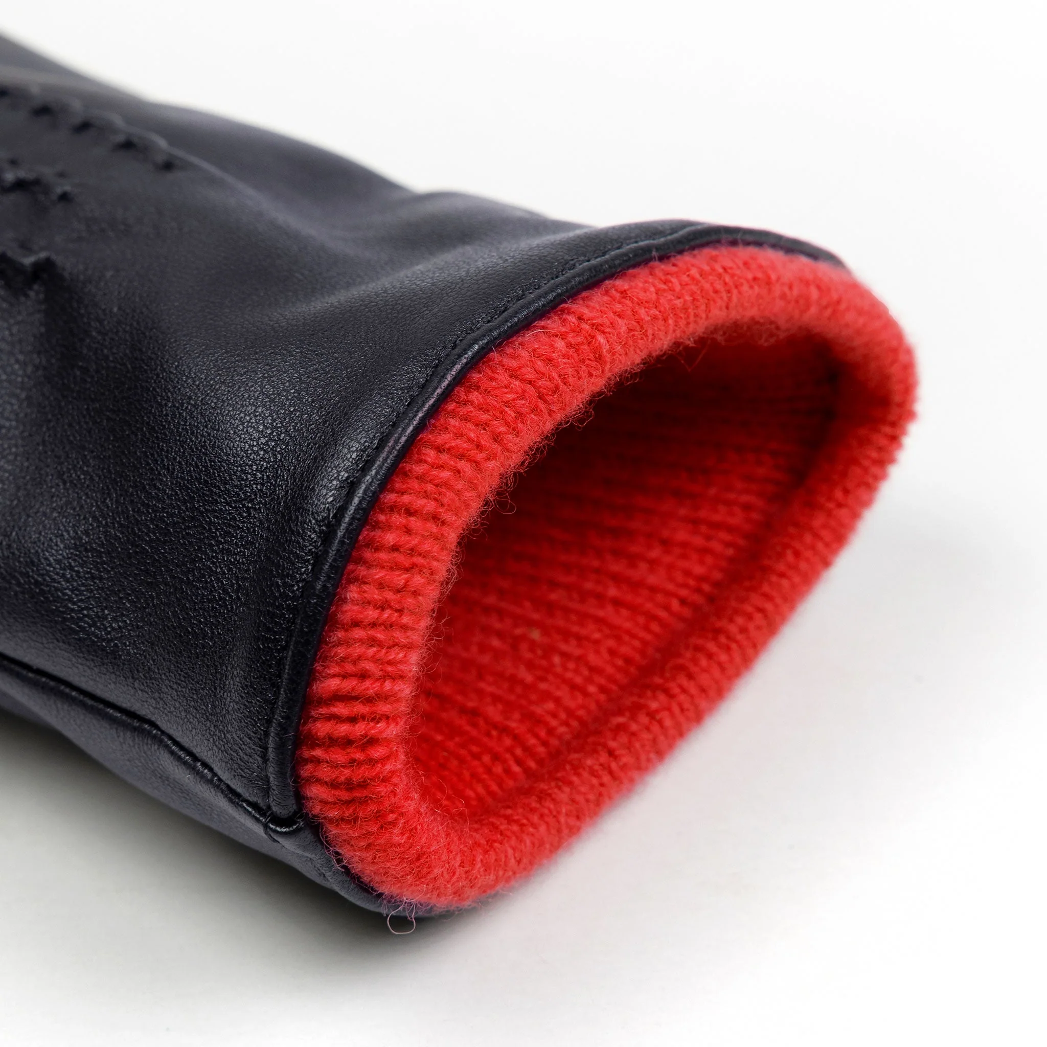 Women’s Heritage Touchscreen Handsewn Three-Point Cashmere-Lined Leather Gloves - Image 29