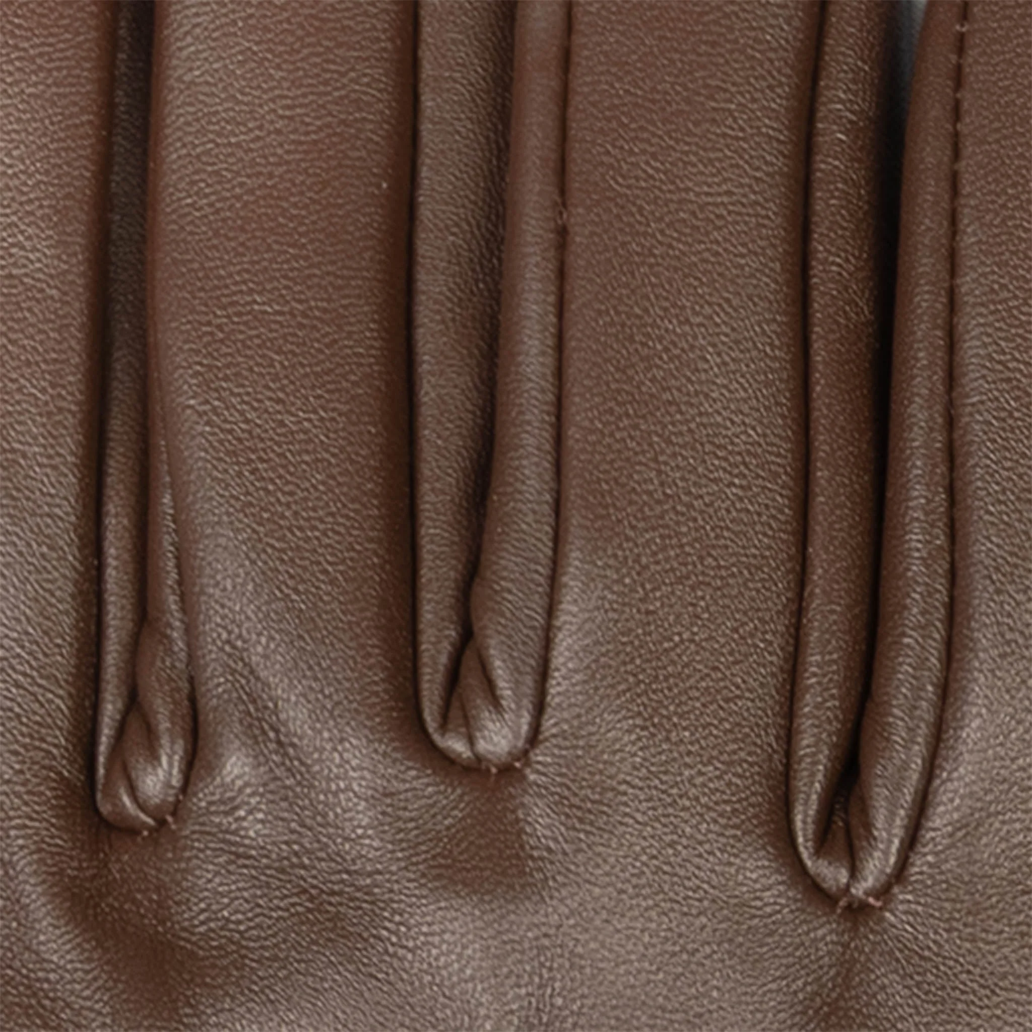 Women’s Heritage Touchscreen Handsewn Three-Point Wool-Lined Leather Gloves - Image 100
