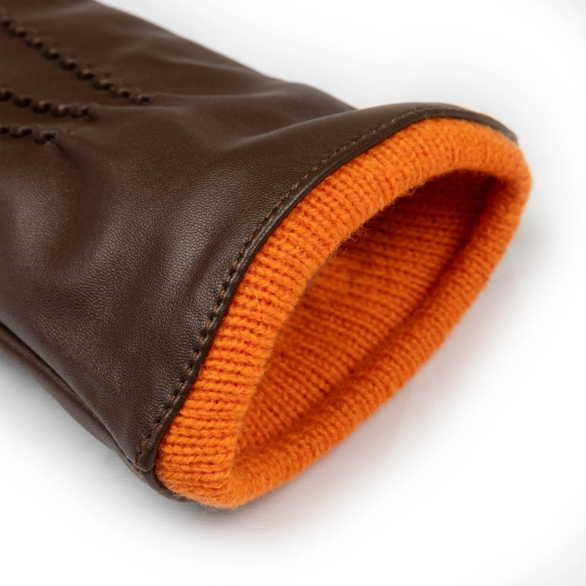 Women’s Heritage Touchscreen Handsewn Three-Point Wool-Lined Leather Gloves - Image 102