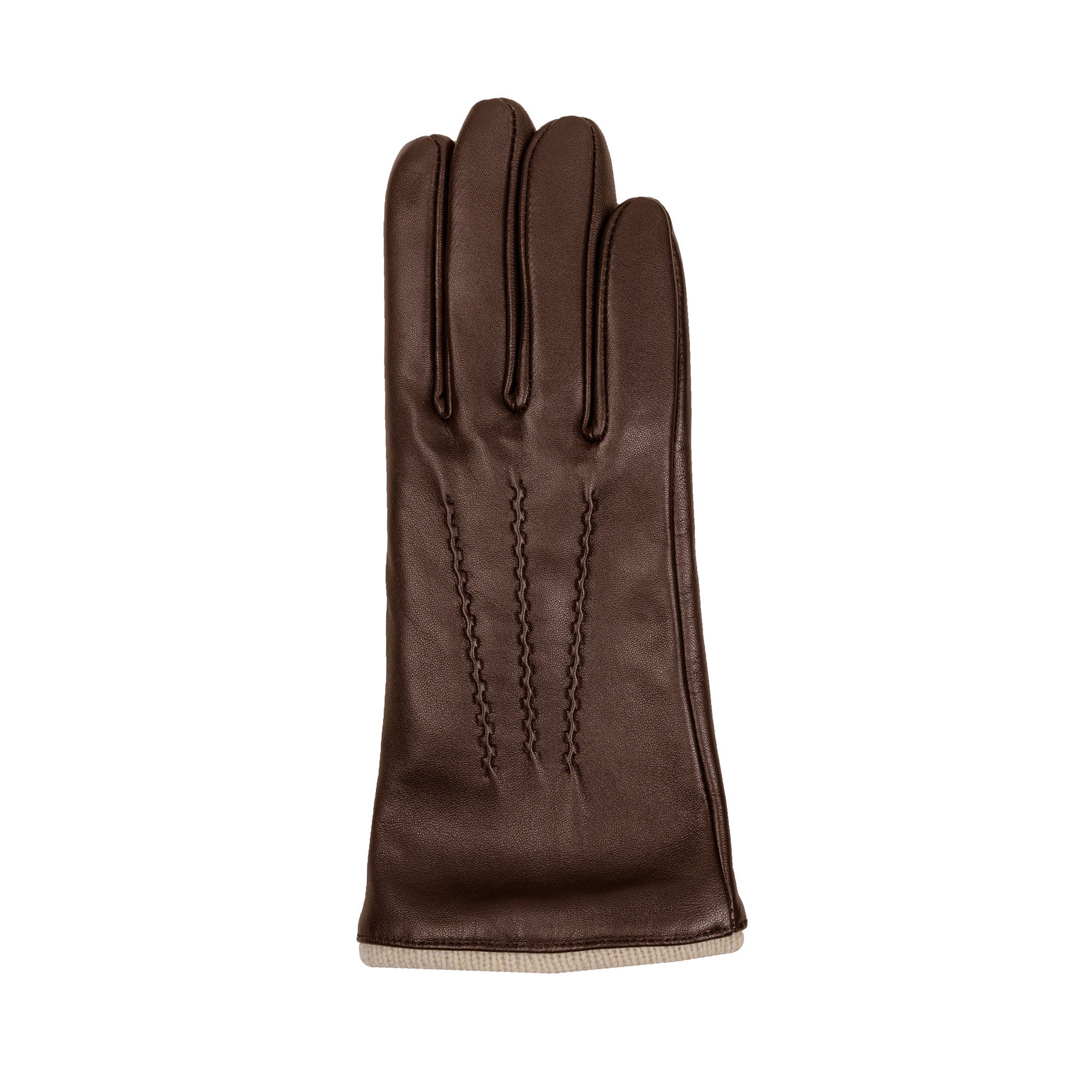 Women’s Heritage Touchscreen Handsewn Three-Point Wool-Lined Leather Gloves - Image 108
