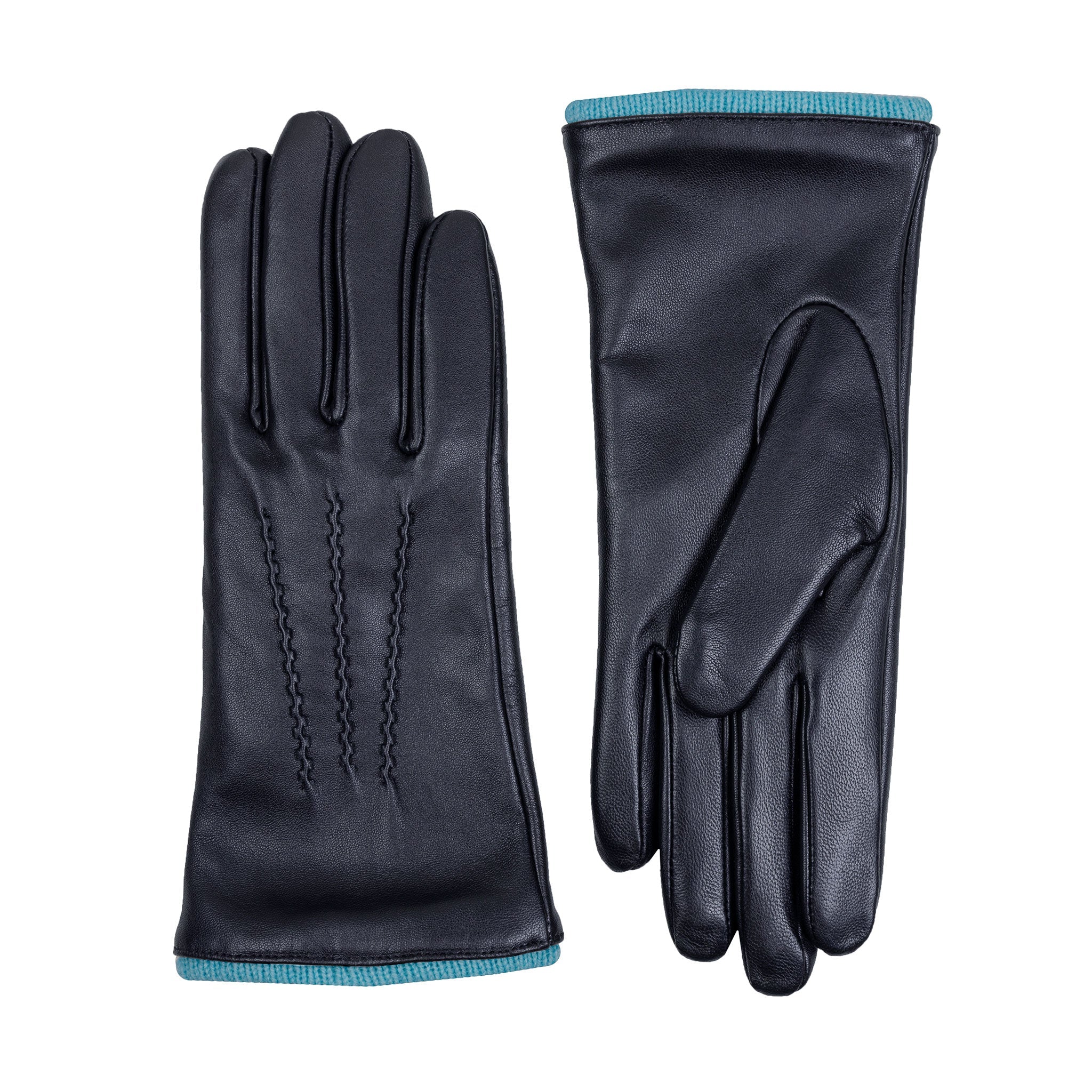 Women’s Heritage Touchscreen Handsewn Three-Point Wool-Lined Leather Gloves - Image 127