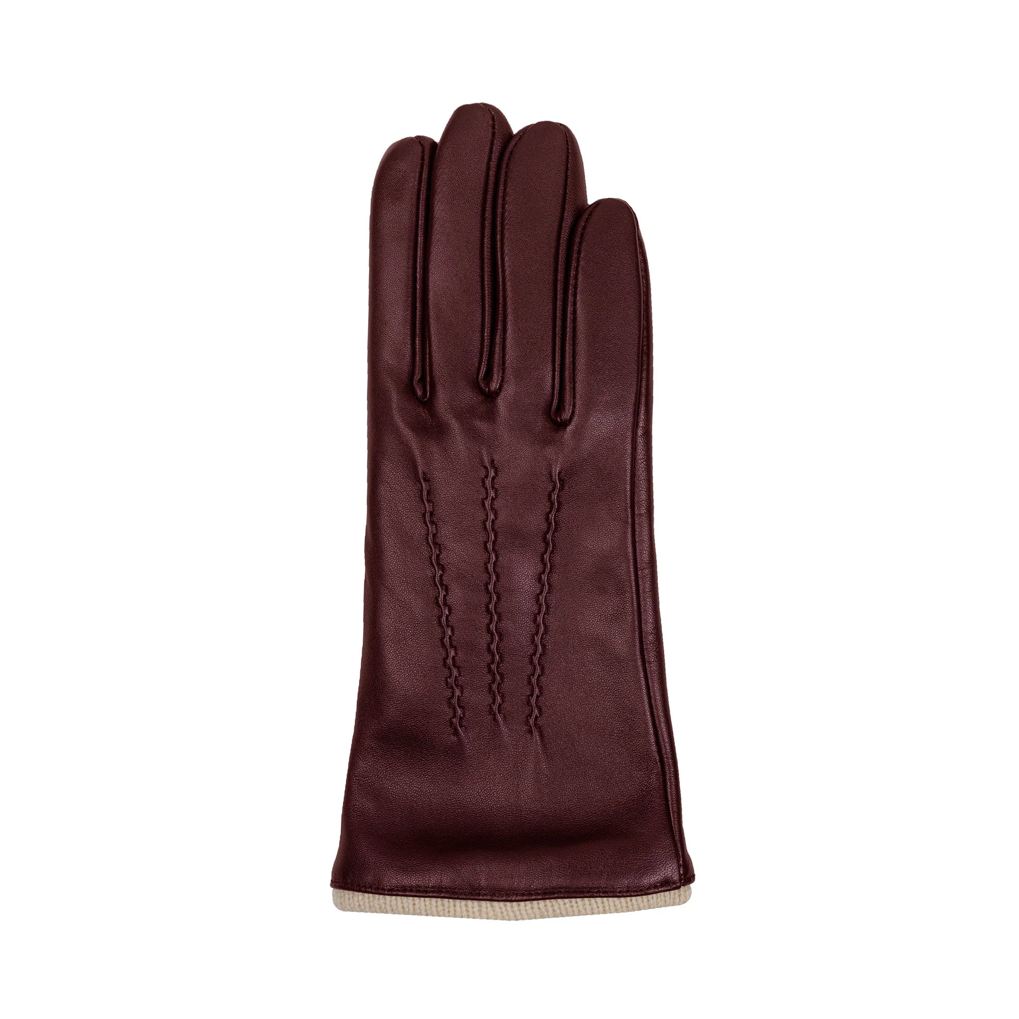Women’s Heritage Touchscreen Handsewn Three-Point Wool-Lined Leather Gloves - Image 138