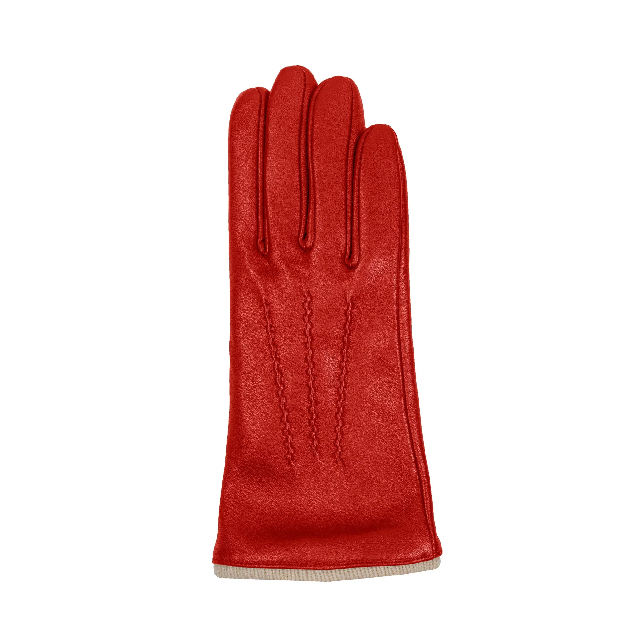 Women’s Heritage Touchscreen Handsewn Three-Point Wool-Lined Leather Gloves - Image 16