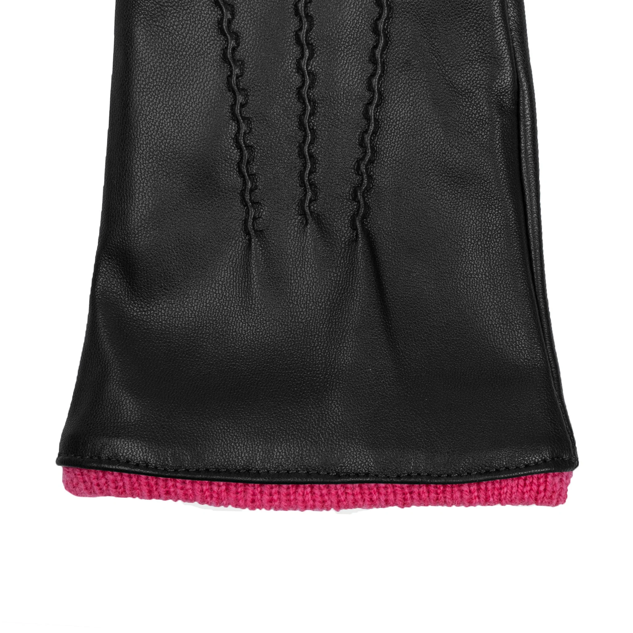 Women’s Heritage Touchscreen Handsewn Three-Point Wool-Lined Leather Gloves - Image 27