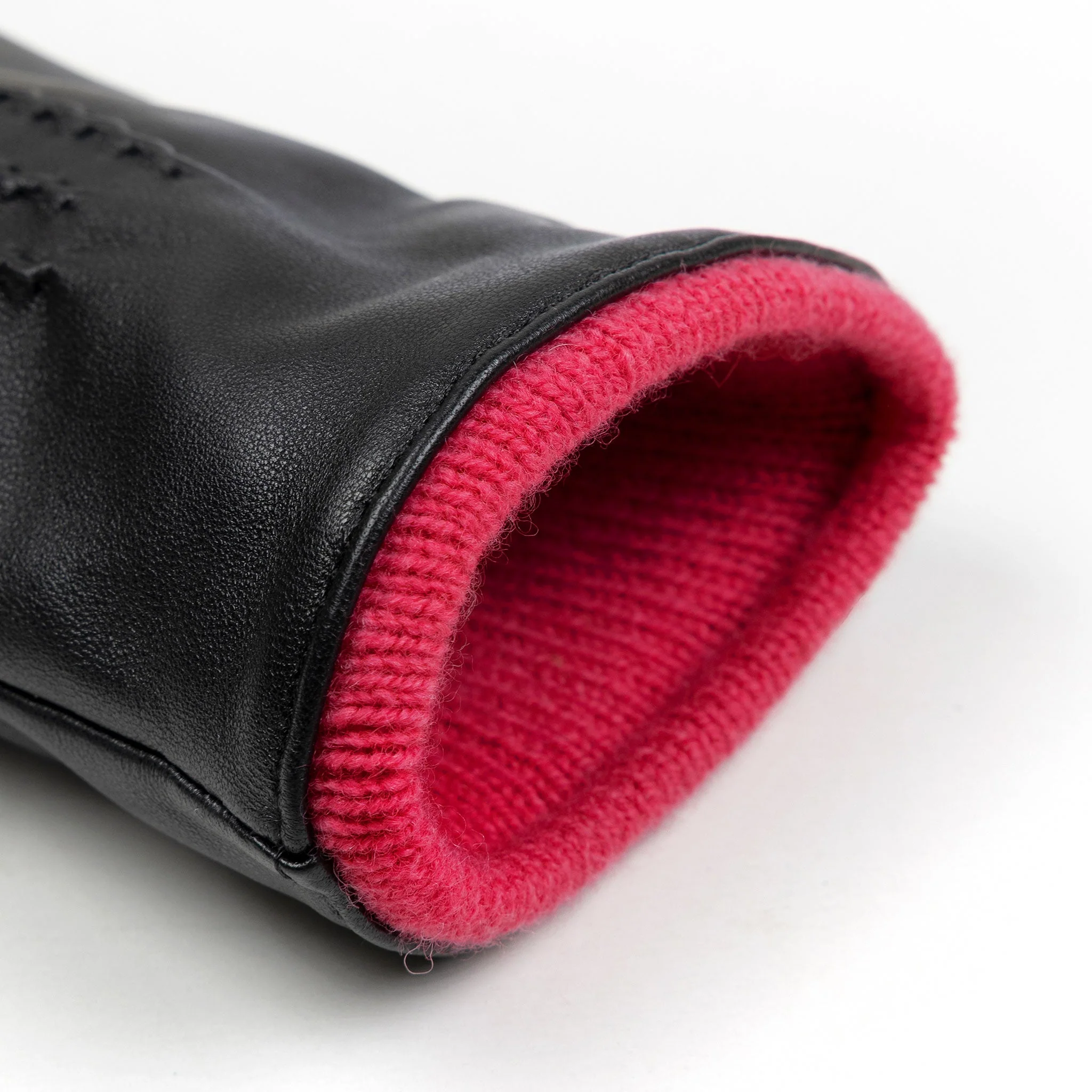 Women’s Heritage Touchscreen Handsewn Three-Point Wool-Lined Leather Gloves - Image 32