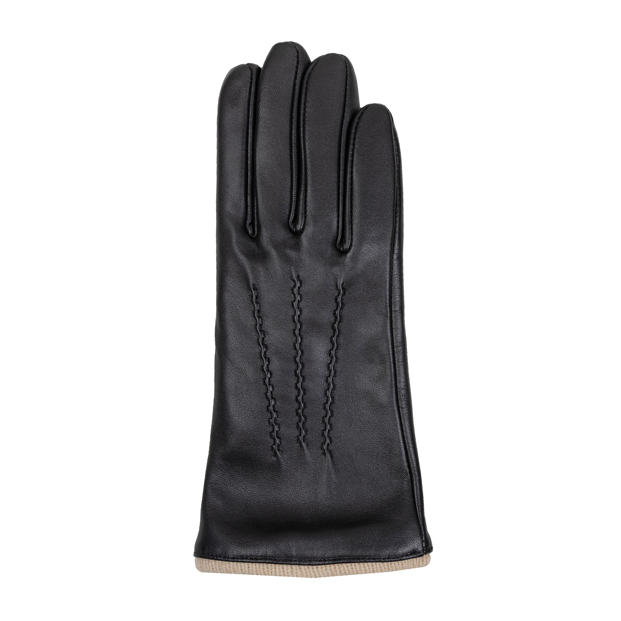 Women’s Heritage Touchscreen Handsewn Three-Point Wool-Lined Leather Gloves - Image 36
