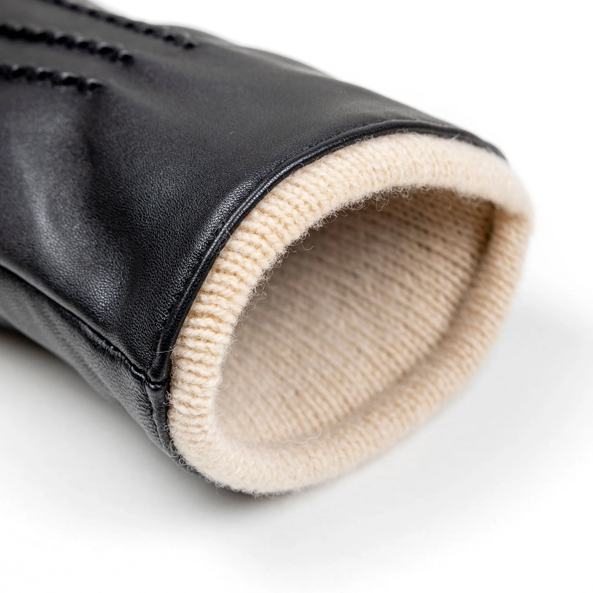 Women’s Heritage Touchscreen Handsewn Three-Point Wool-Lined Leather Gloves - Image 42