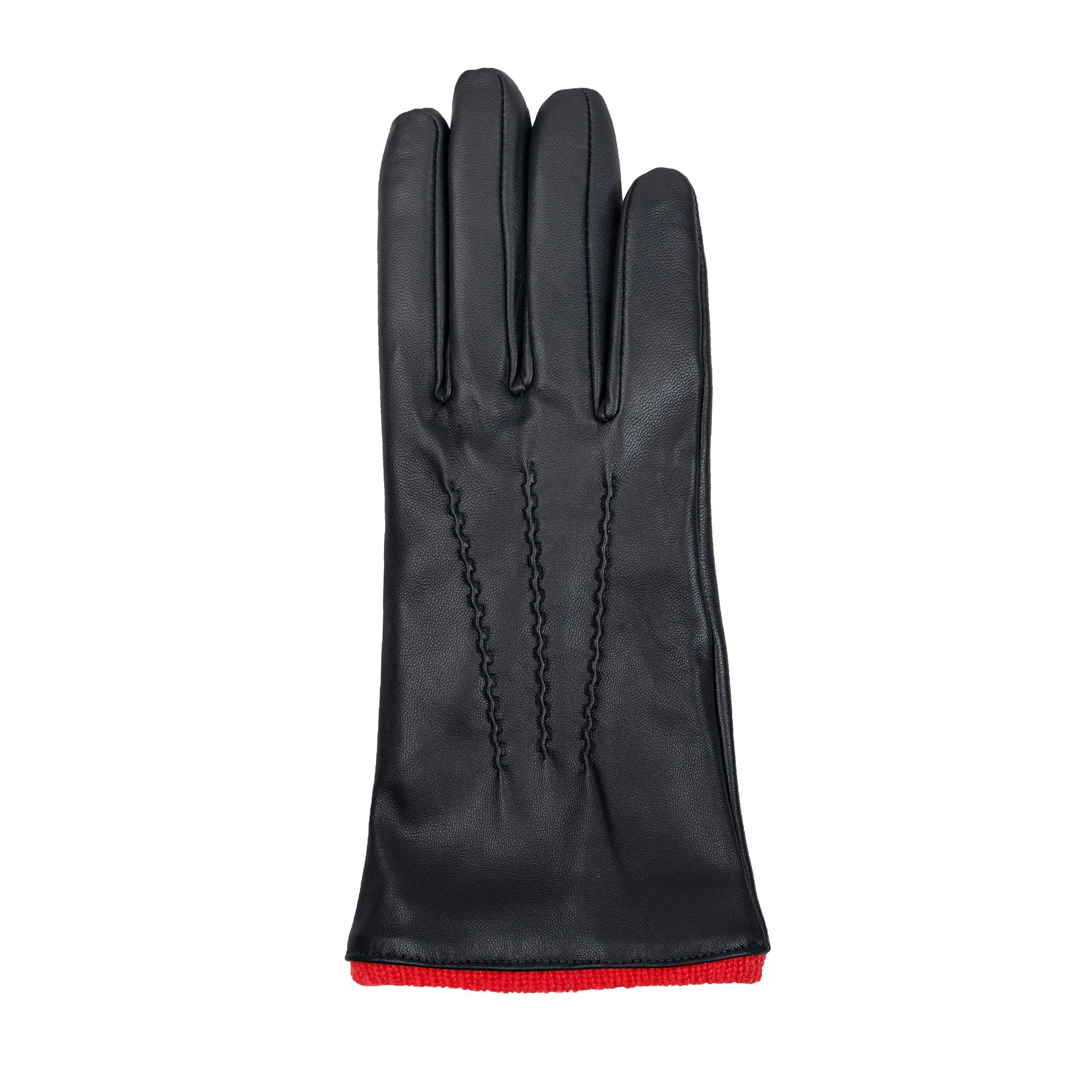 Women’s Heritage Touchscreen Handsewn Three-Point Wool-Lined Leather Gloves - Image 66