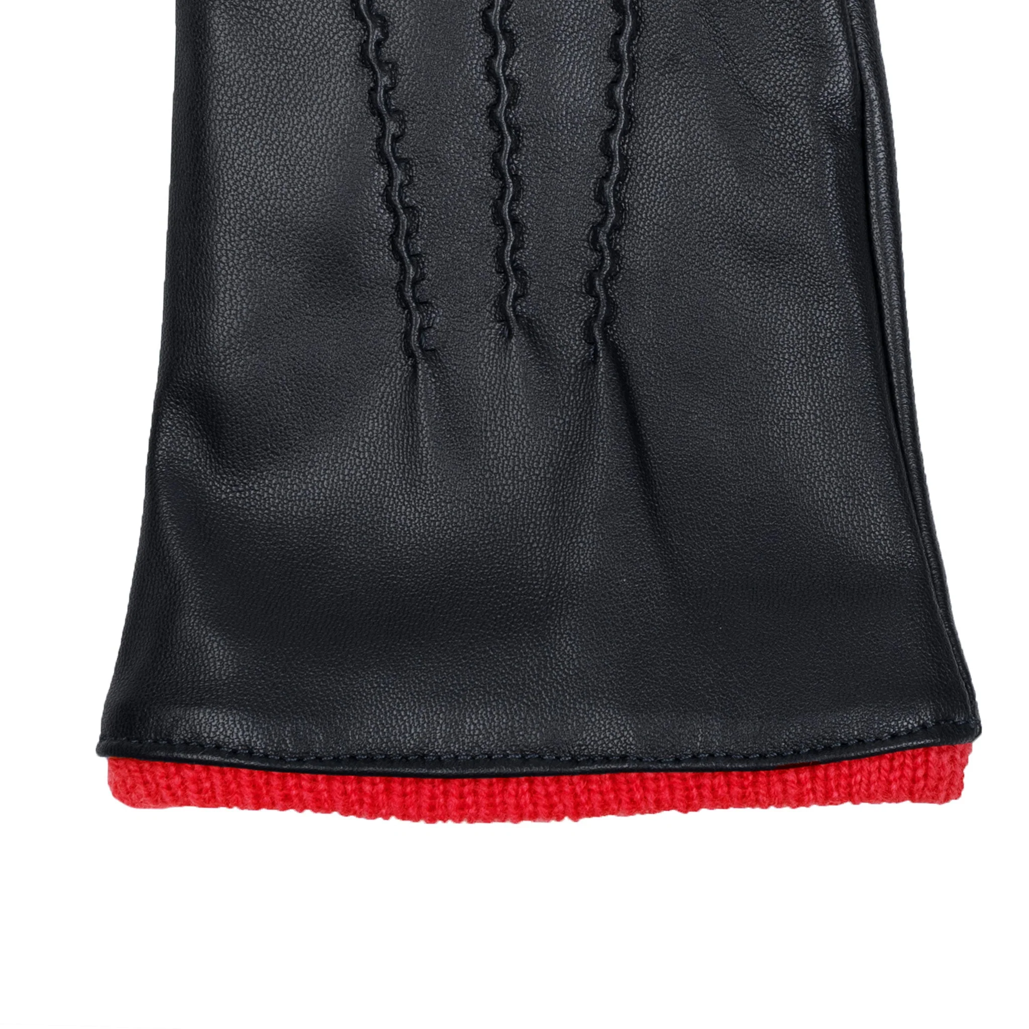 Women’s Heritage Touchscreen Handsewn Three-Point Wool-Lined Leather Gloves - Image 67