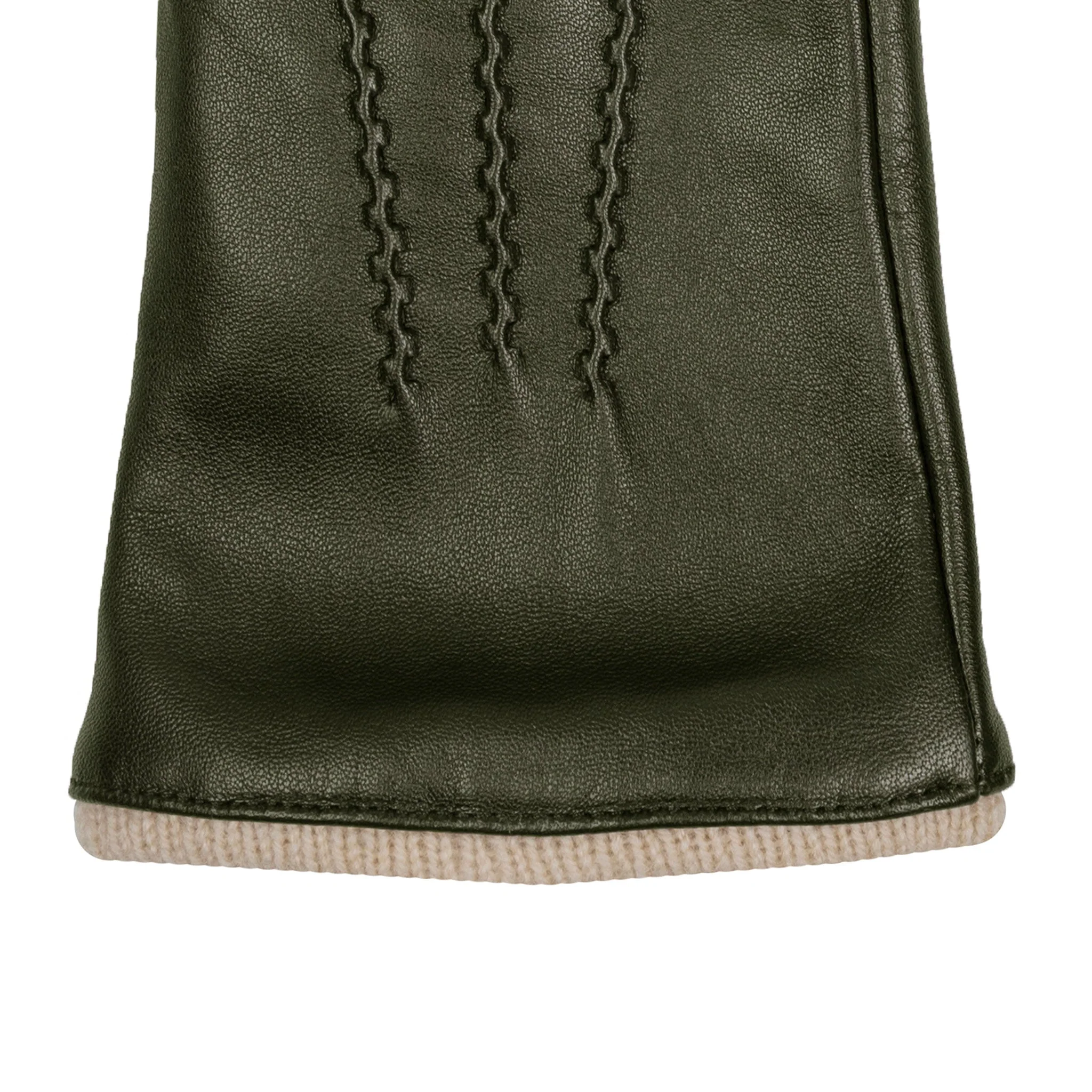 Women’s Heritage Touchscreen Handsewn Three-Point Wool-Lined Leather Gloves - Image 7