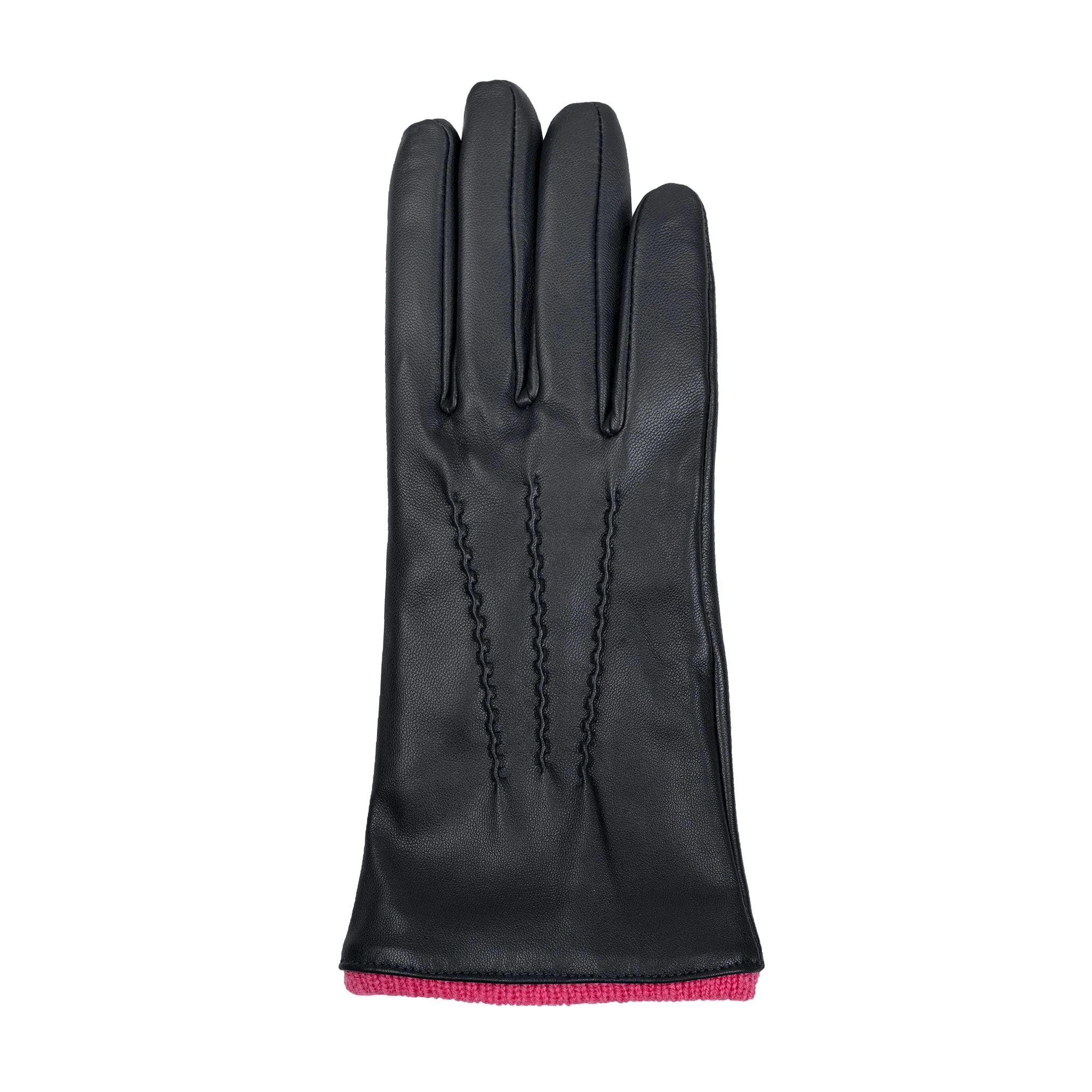 Women’s Heritage Touchscreen Handsewn Three-Point Wool-Lined Leather Gloves - Image 76