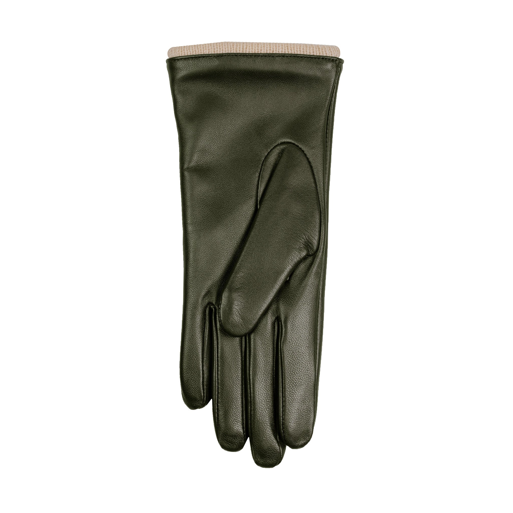 Women’s Heritage Touchscreen Handsewn Three-Point Wool-Lined Leather Gloves - Image 8