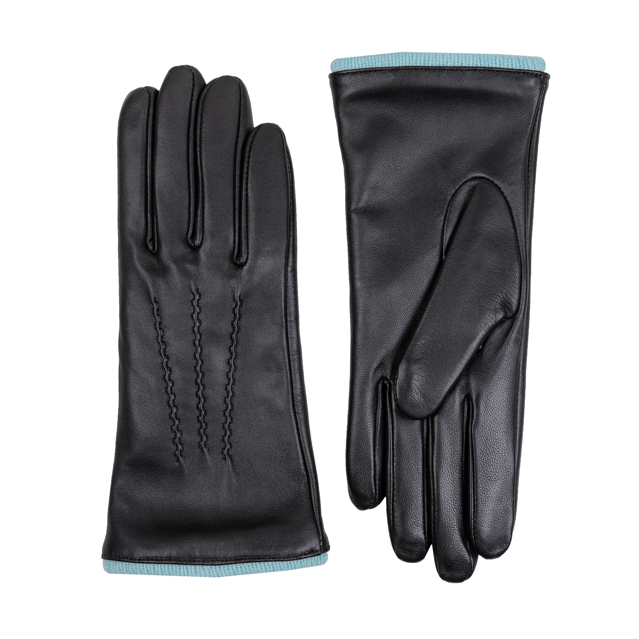 Women’s Heritage Touchscreen Handsewn Three-Point Wool-Lined Leather Gloves - Image 85