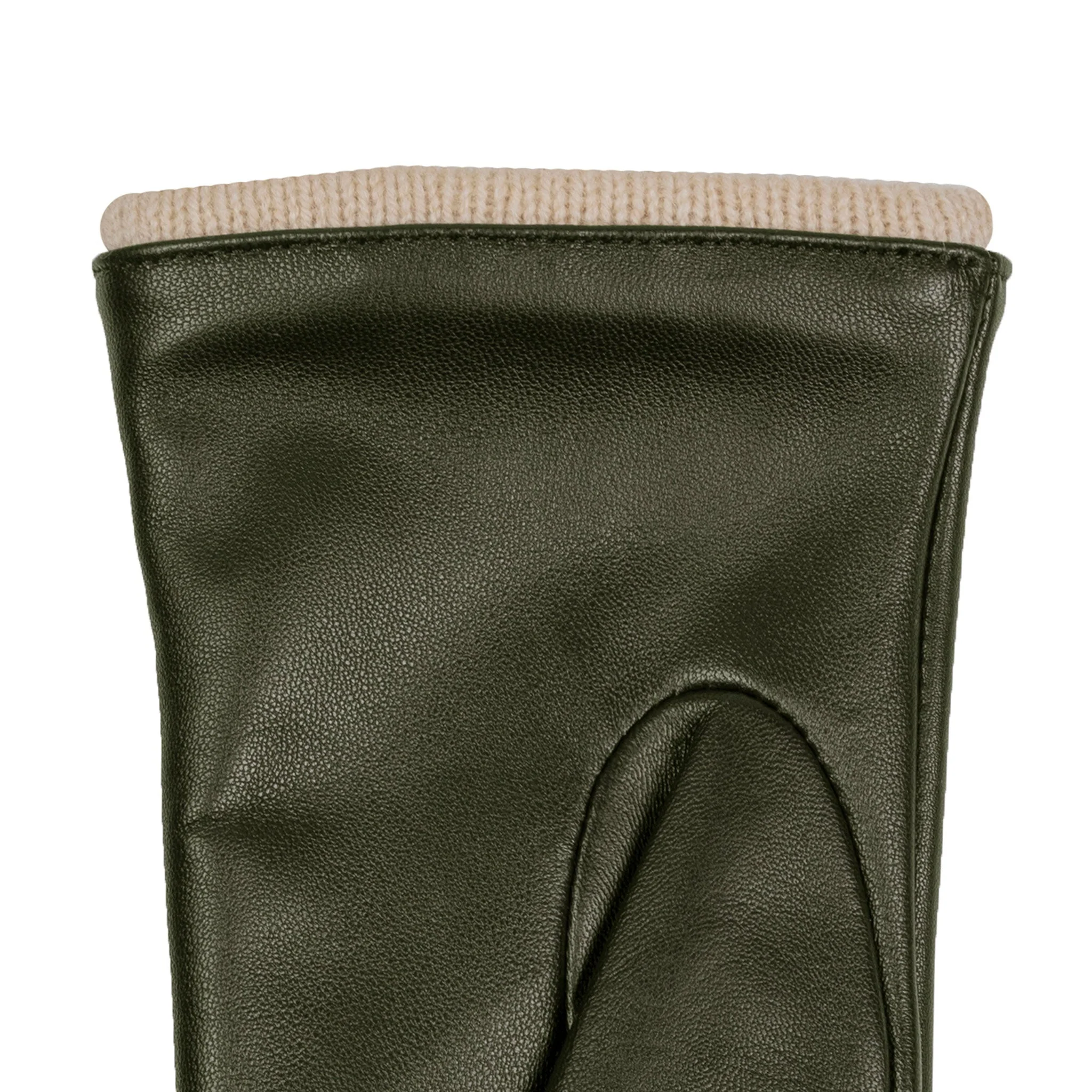 Women’s Heritage Touchscreen Handsewn Three-Point Wool-Lined Leather Gloves - Image 9