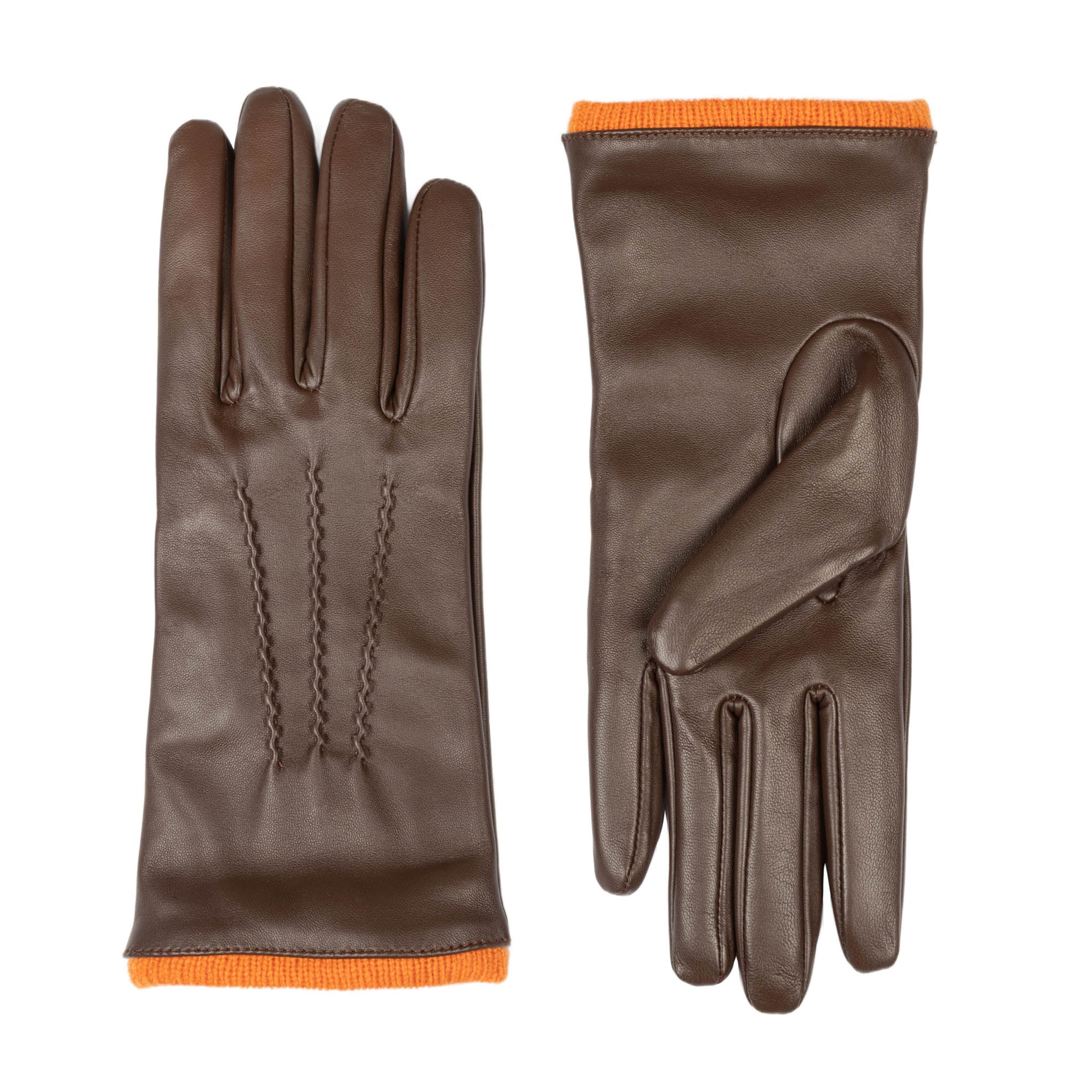 Women’s Heritage Touchscreen Handsewn Three-Point Wool-Lined Leather Gloves - Image 95