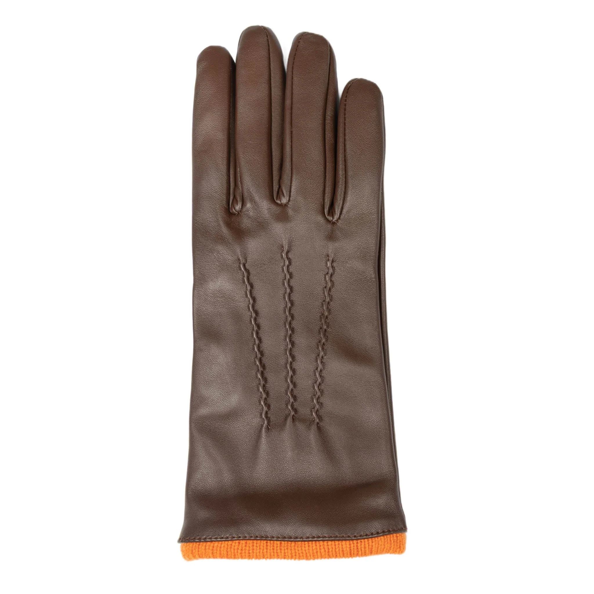 Women’s Heritage Touchscreen Handsewn Three-Point Wool-Lined Leather Gloves - Image 96