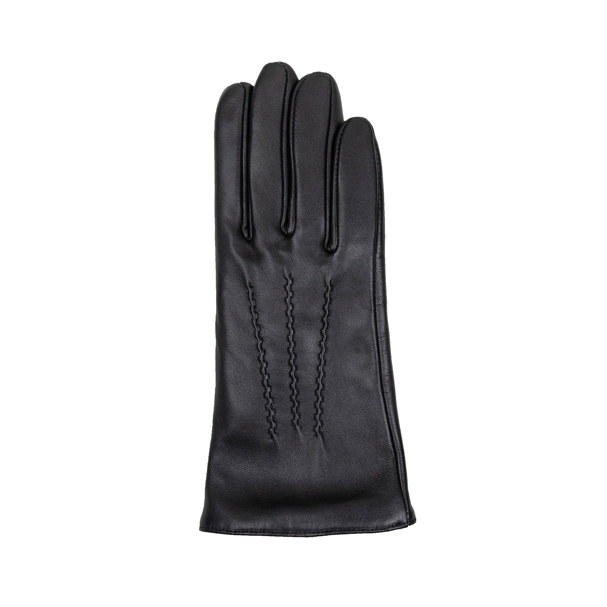 Women’s Heritage Touchscreen Three-Point Cashmere-Lined Leather Gloves - Image 53