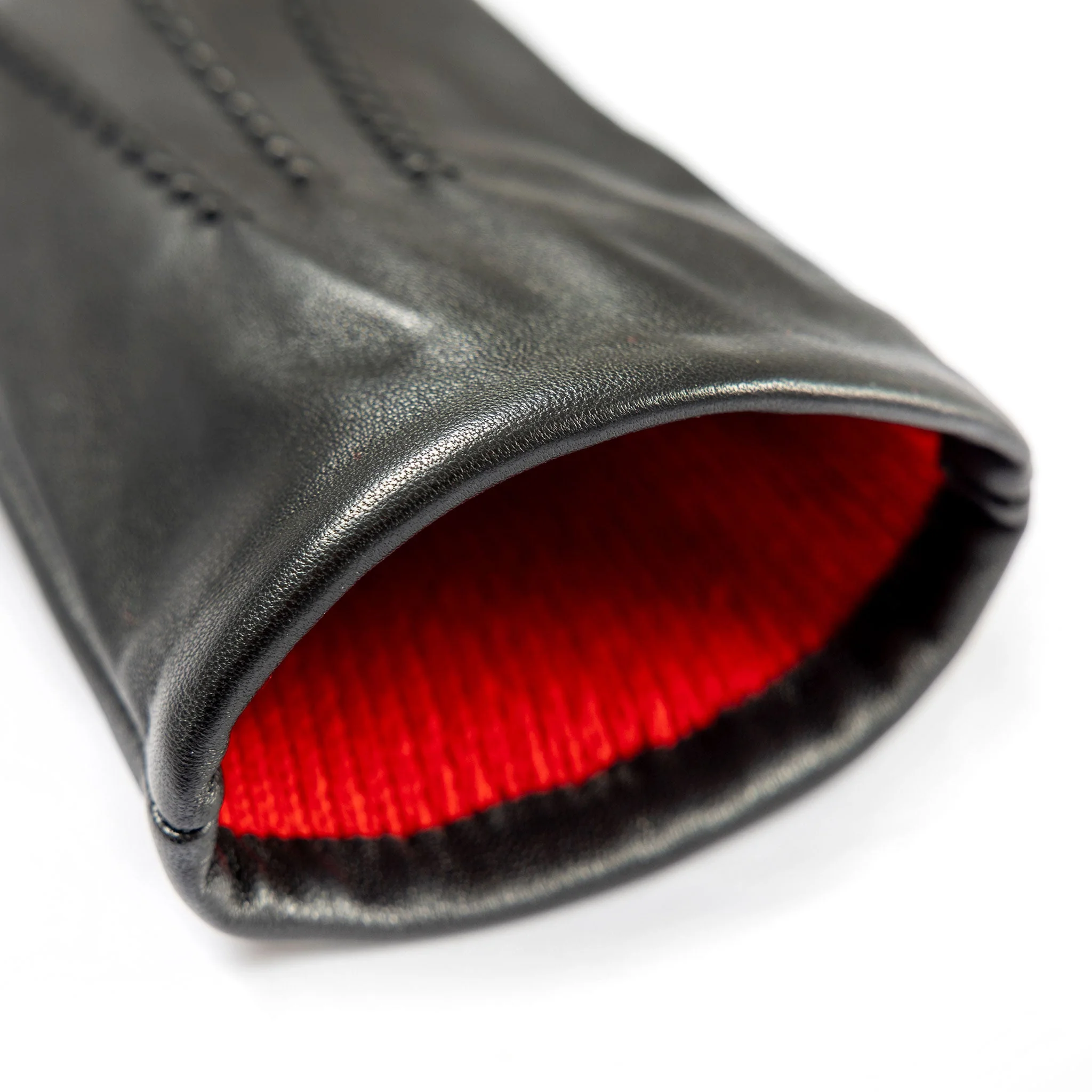 Women’s Heritage Touchscreen Three-Point Cashmere-Lined Leather Gloves - Image 59