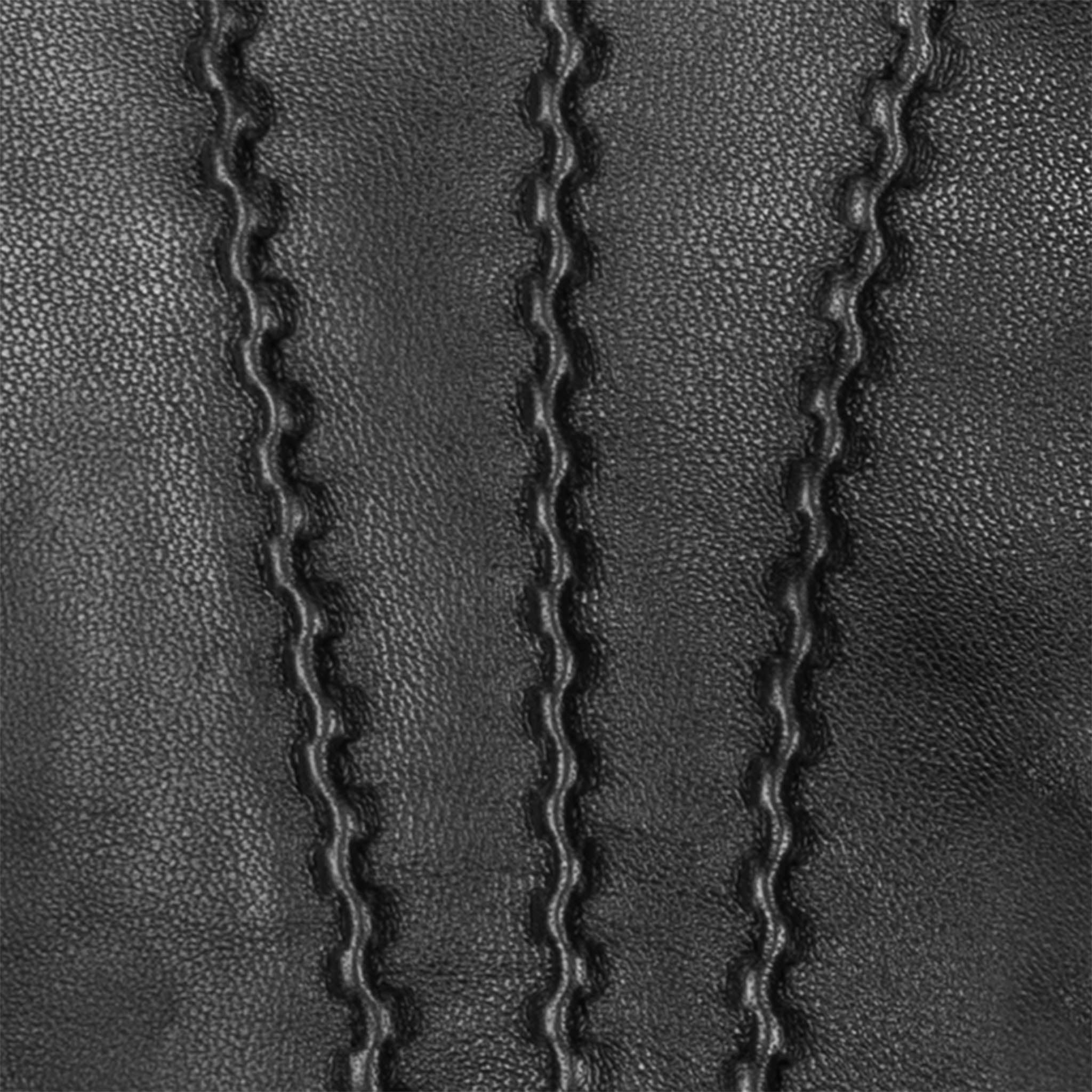 Women’s Heritage Touchscreen Three-Point Fur-Lined Leather Gloves - Image 8