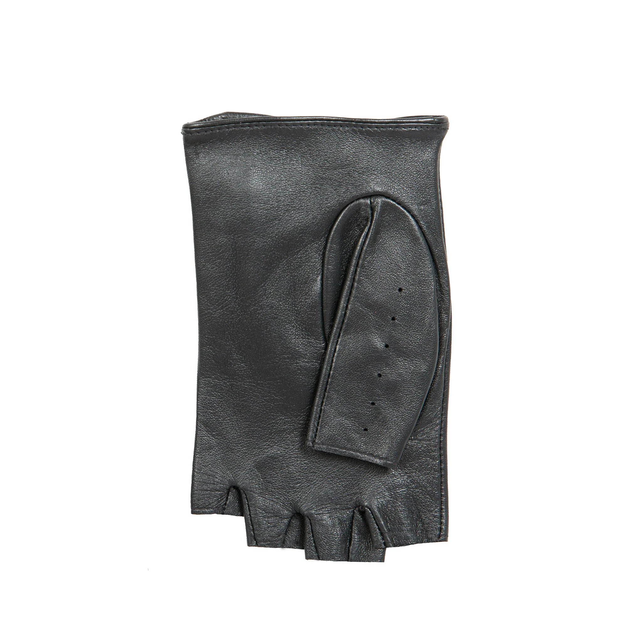 Women’s Fingerless Leather Driving Gloves - Image 19