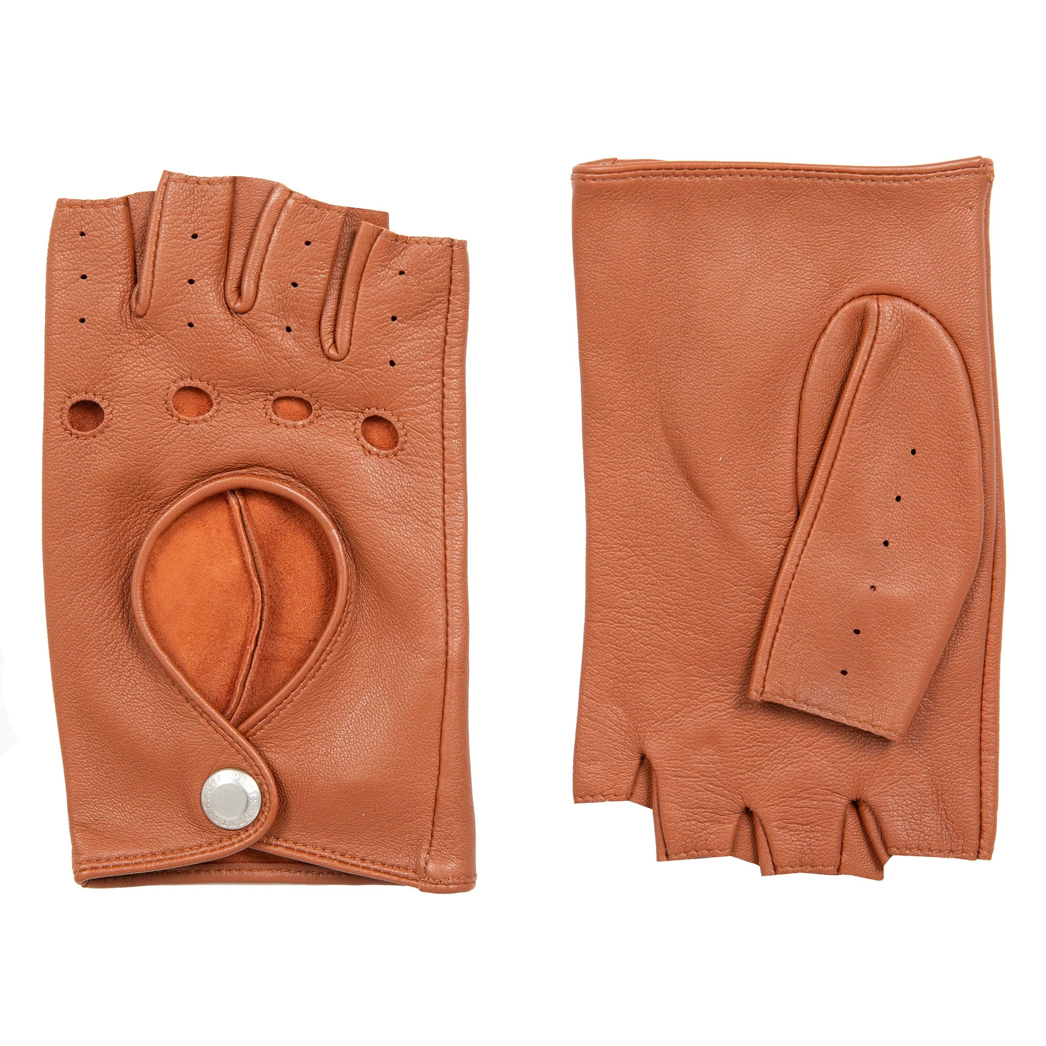 Women’s Fingerless Leather Driving Gloves - Image 27