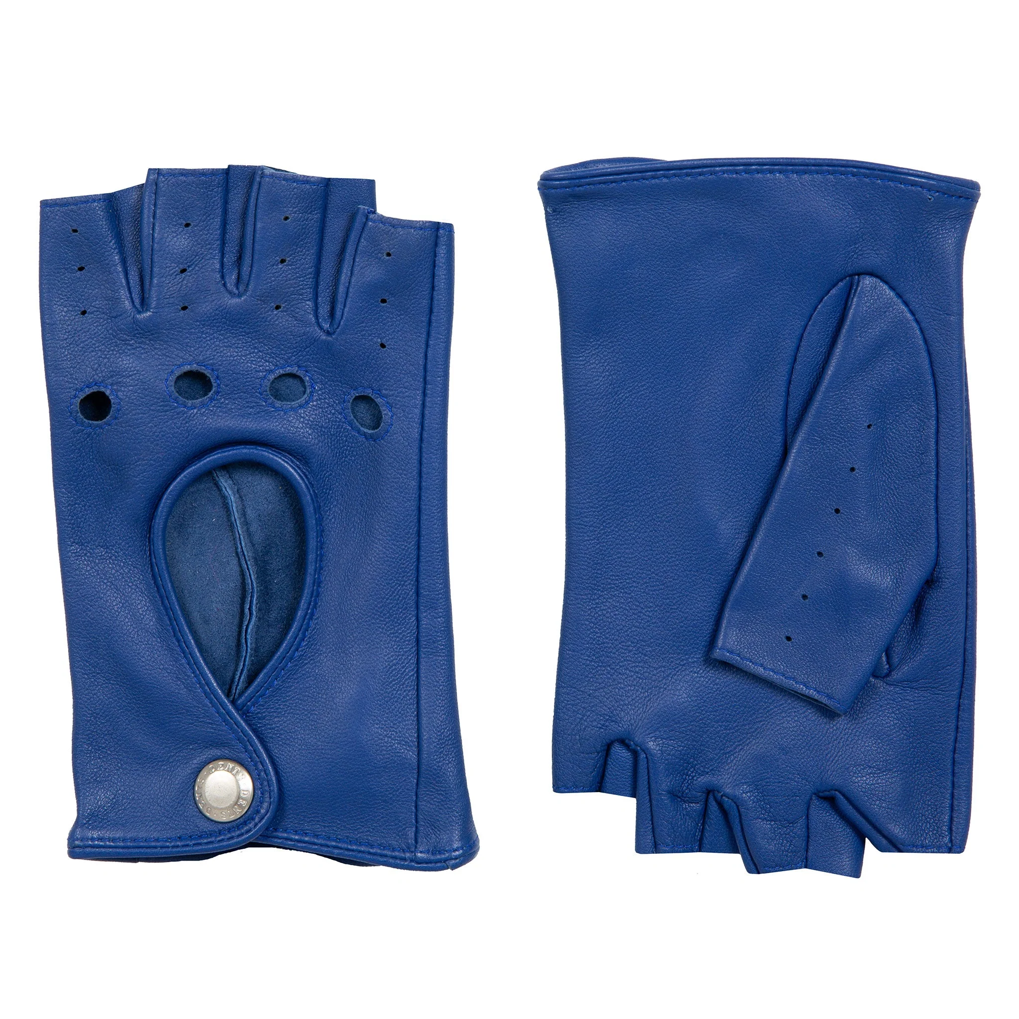 Women’s Fingerless Leather Driving Gloves - Image 38