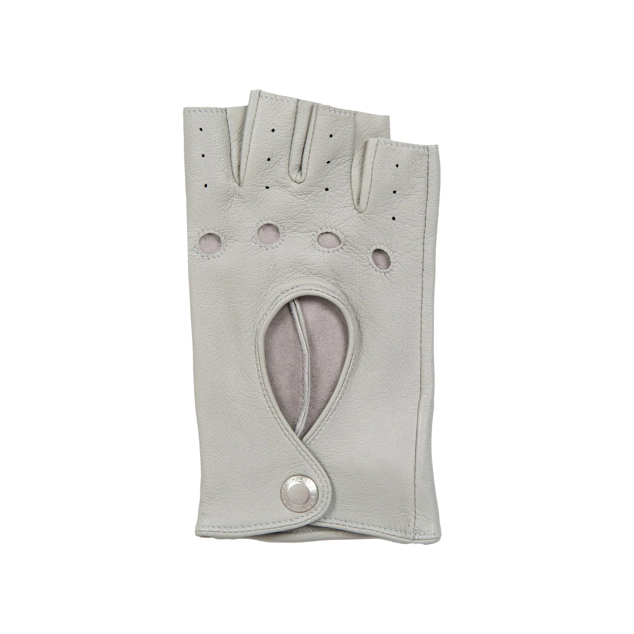 Women’s Fingerless Leather Driving Gloves - Image 6