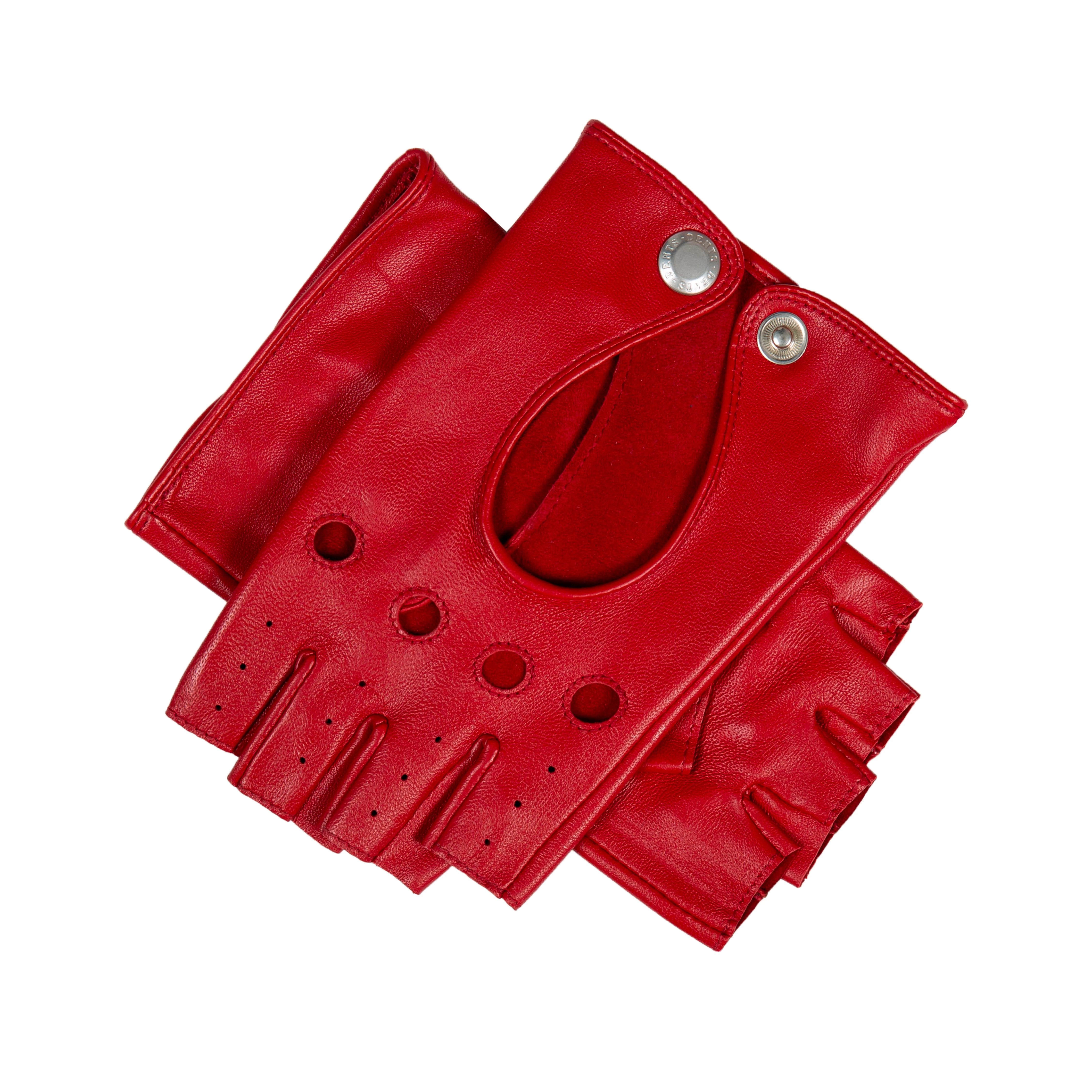 Women’s Fingerless Leather Driving Gloves - Image 60