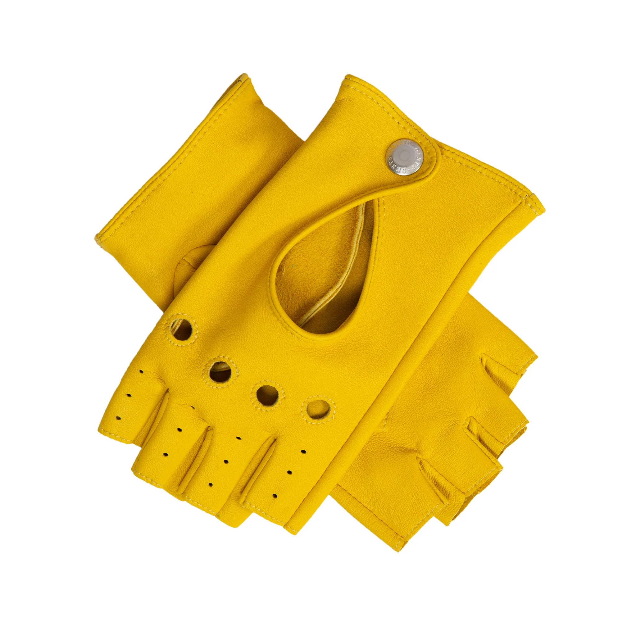 Women’s Fingerless Leather Driving Gloves - Image 75