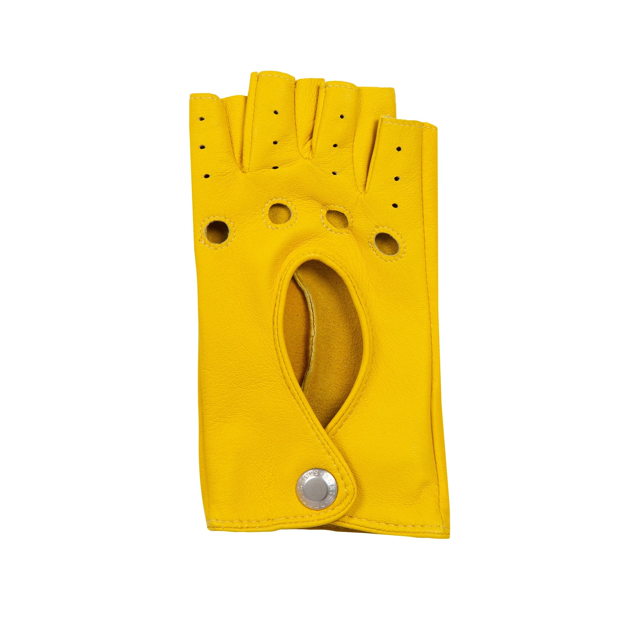 Women’s Fingerless Leather Driving Gloves - Image 80