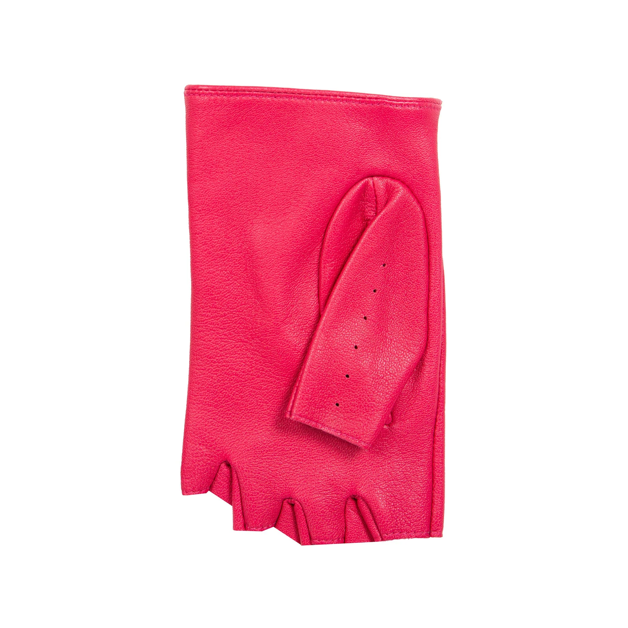 Women’s Fingerless Leather Driving Gloves - Image 90