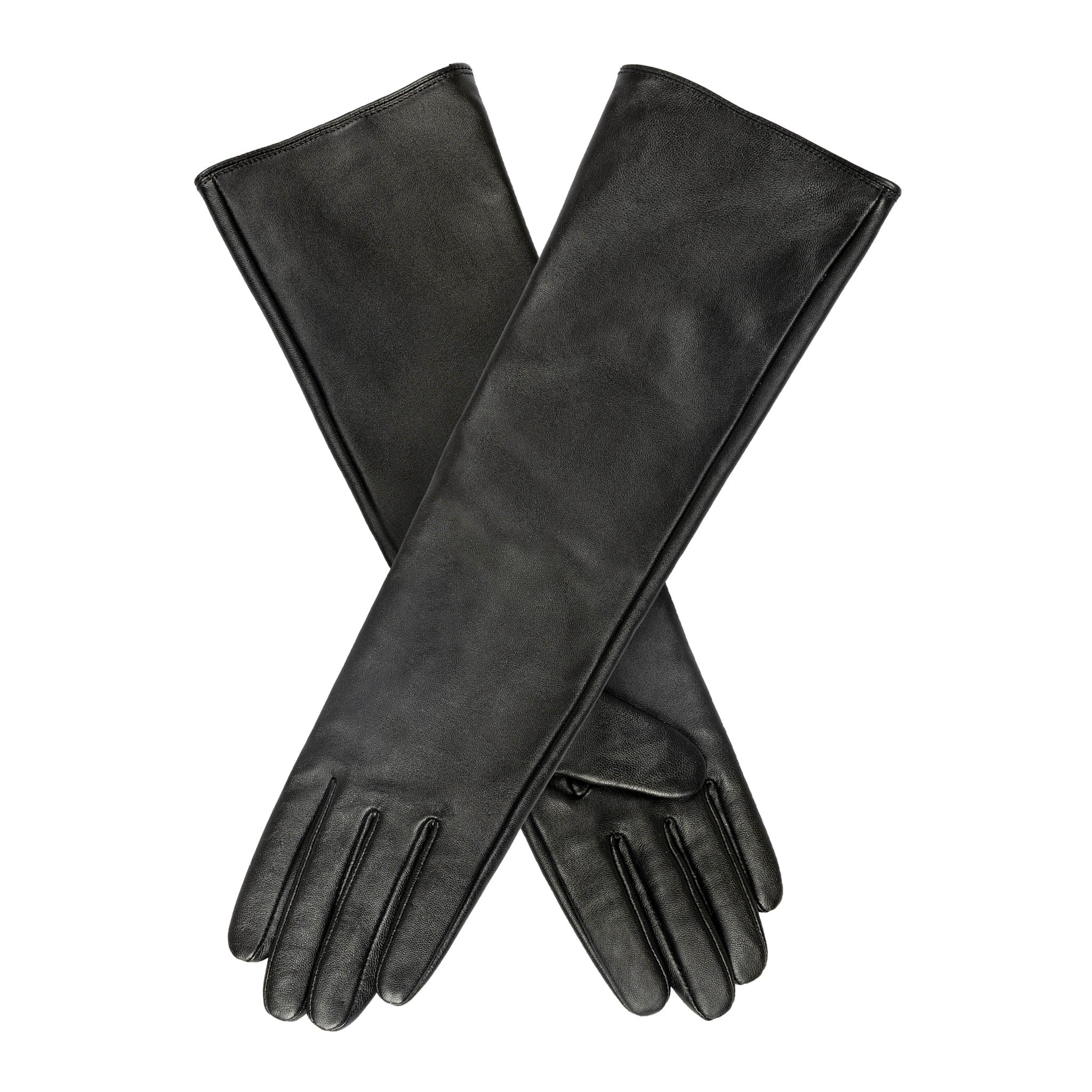 Women’s Long Below-Elbow Lined Leather Gloves