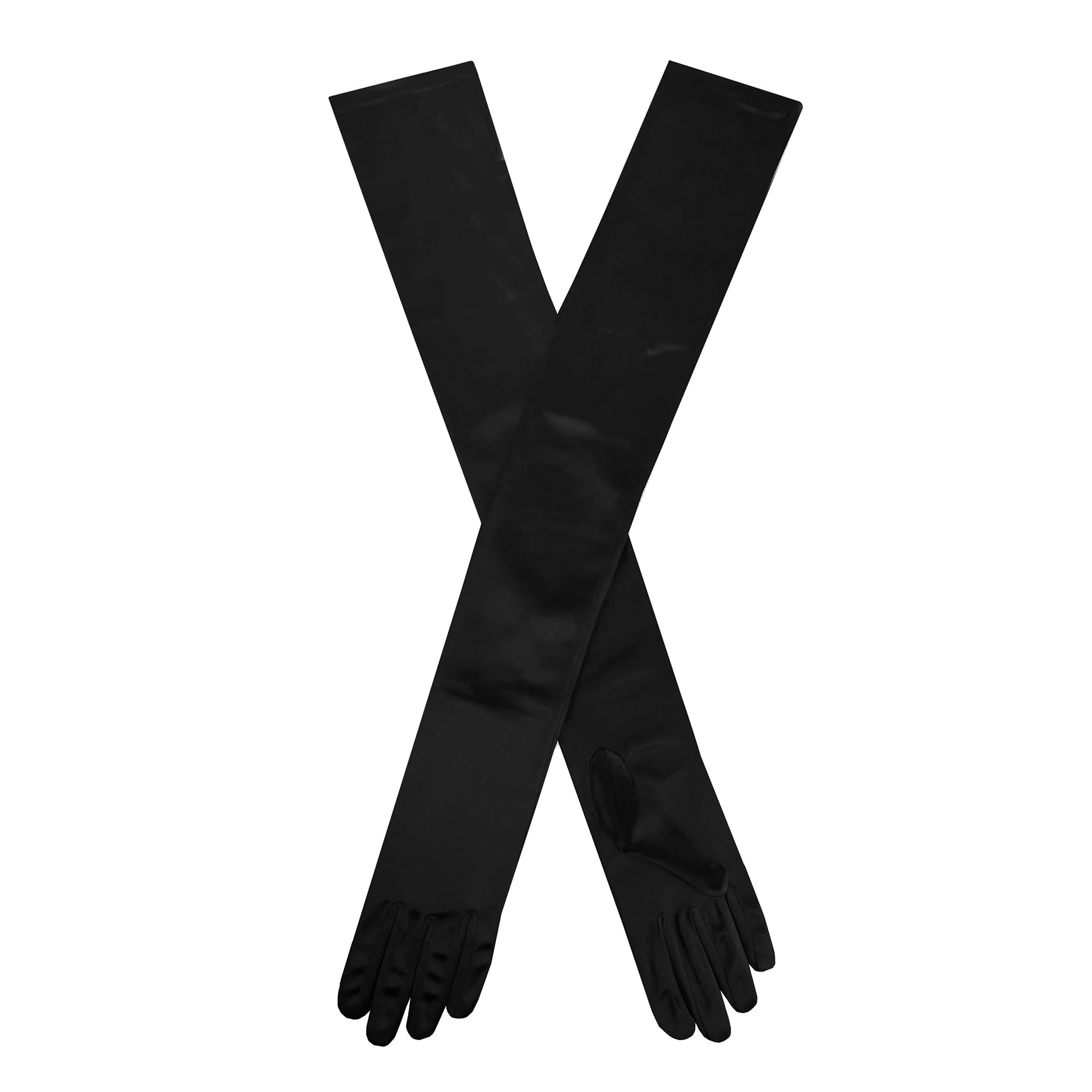 Women’s Long Opera Satin Gloves - Image 4
