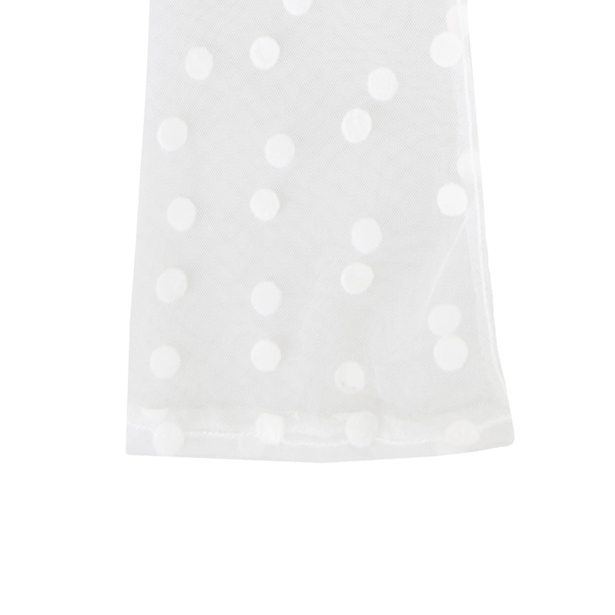 Women’s Long Opera Spotty Tulle Gloves - Image 8