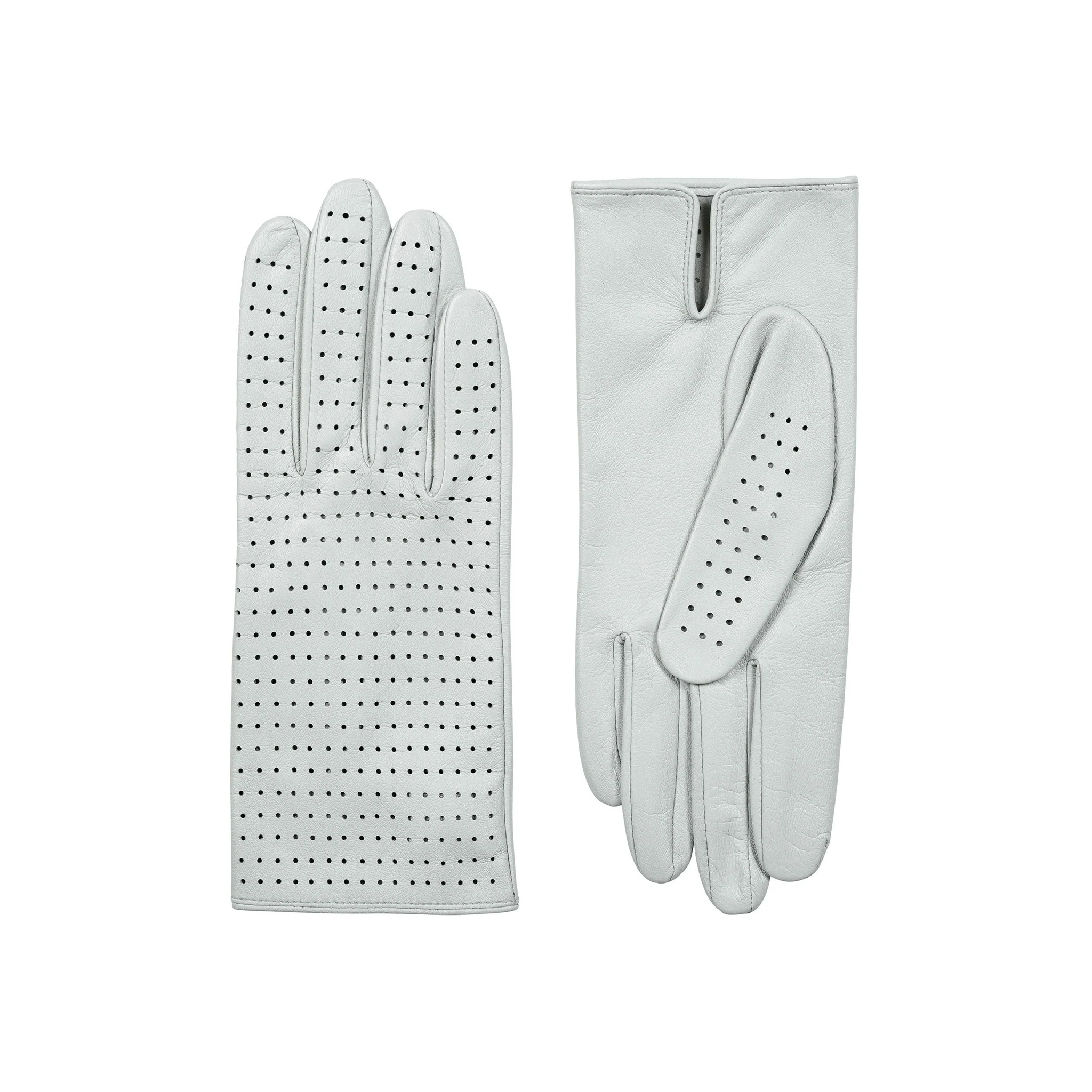 Women’s Perforated Leather Gloves - Image 15