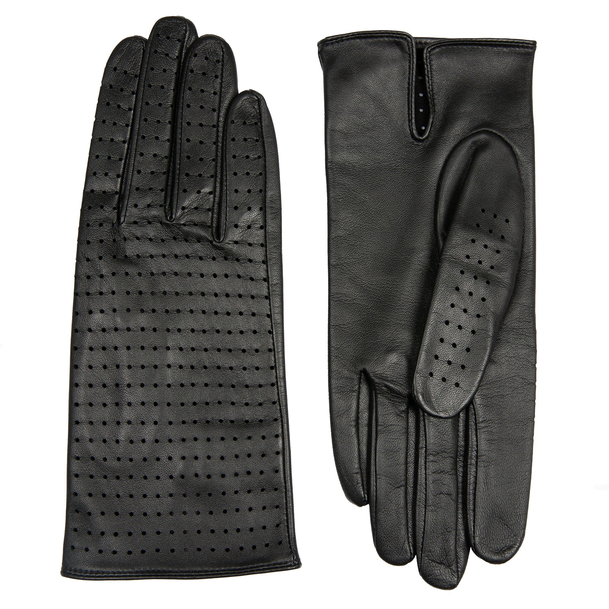 Women’s Perforated Leather Gloves - Image 37