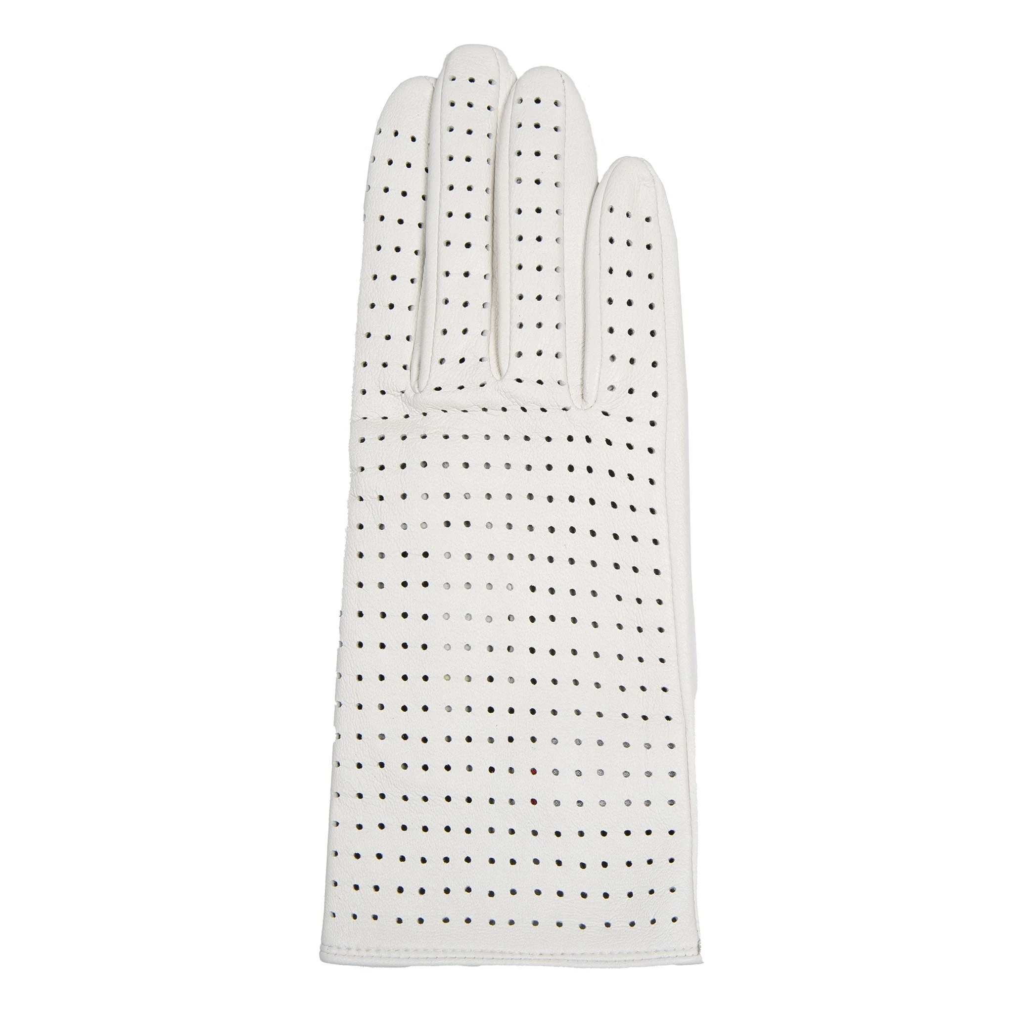 Women’s Perforated Leather Gloves - Image 5